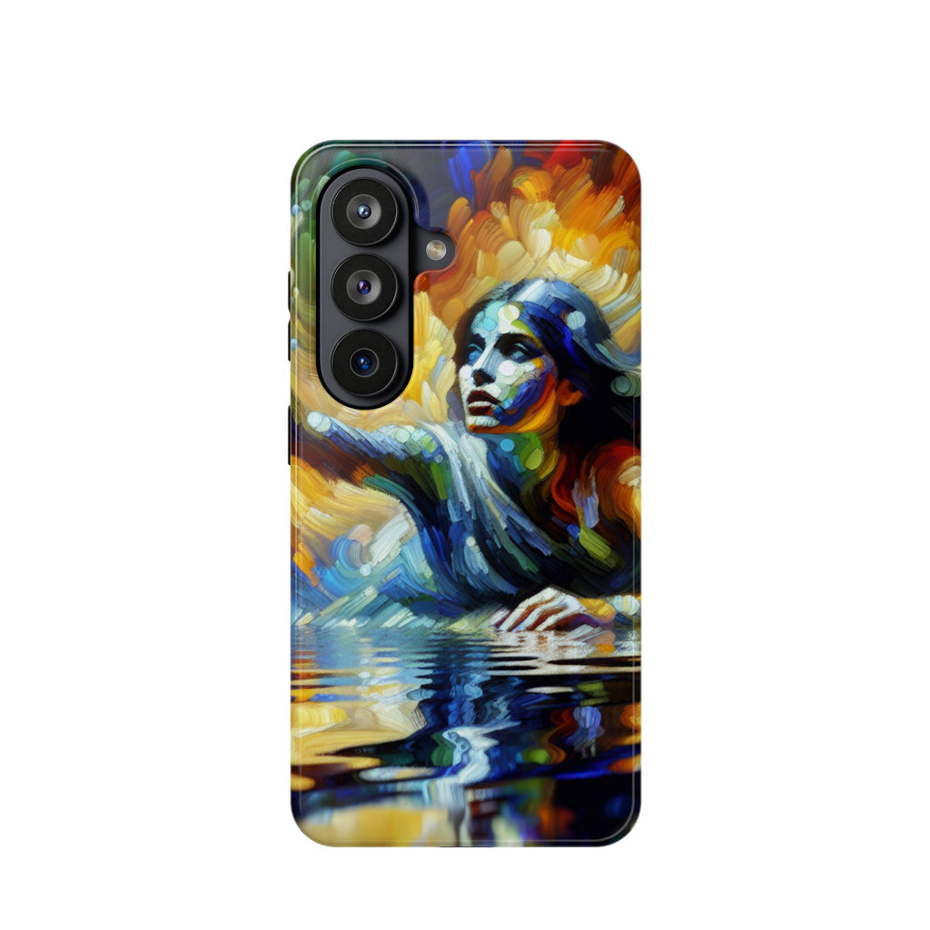 Abstract Woman Impact Resistant Phone Tough Case