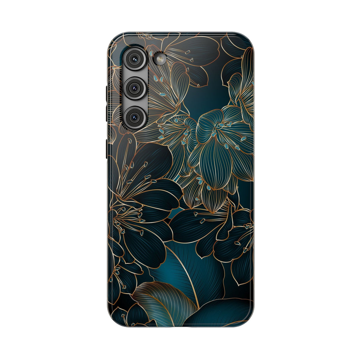 Floral Midnight Impact-Resistant New iPhone Phone Case