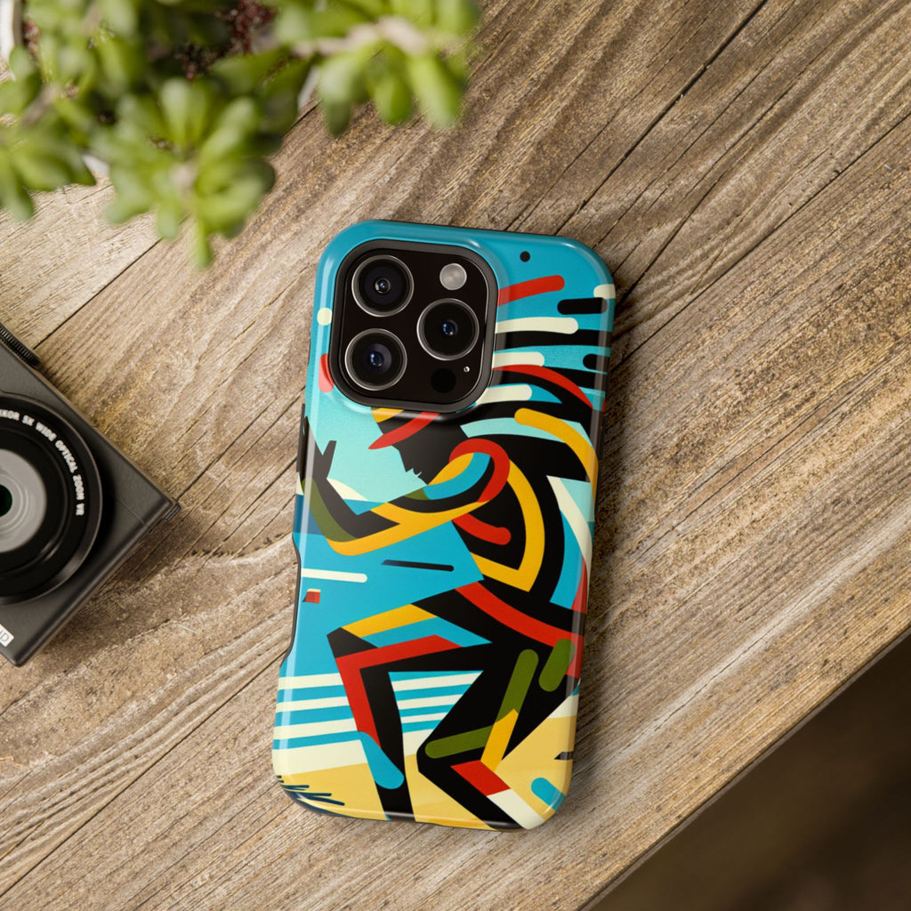 Vibrant Tribal Runner Impact Resistant Phone Case