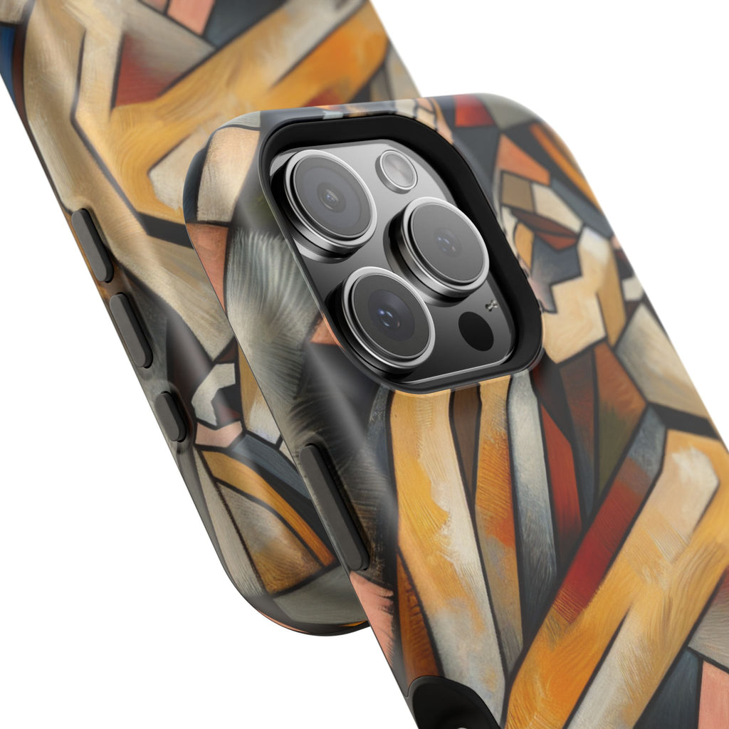 Impact Resistant Phone Case - Woman Abstract Design
