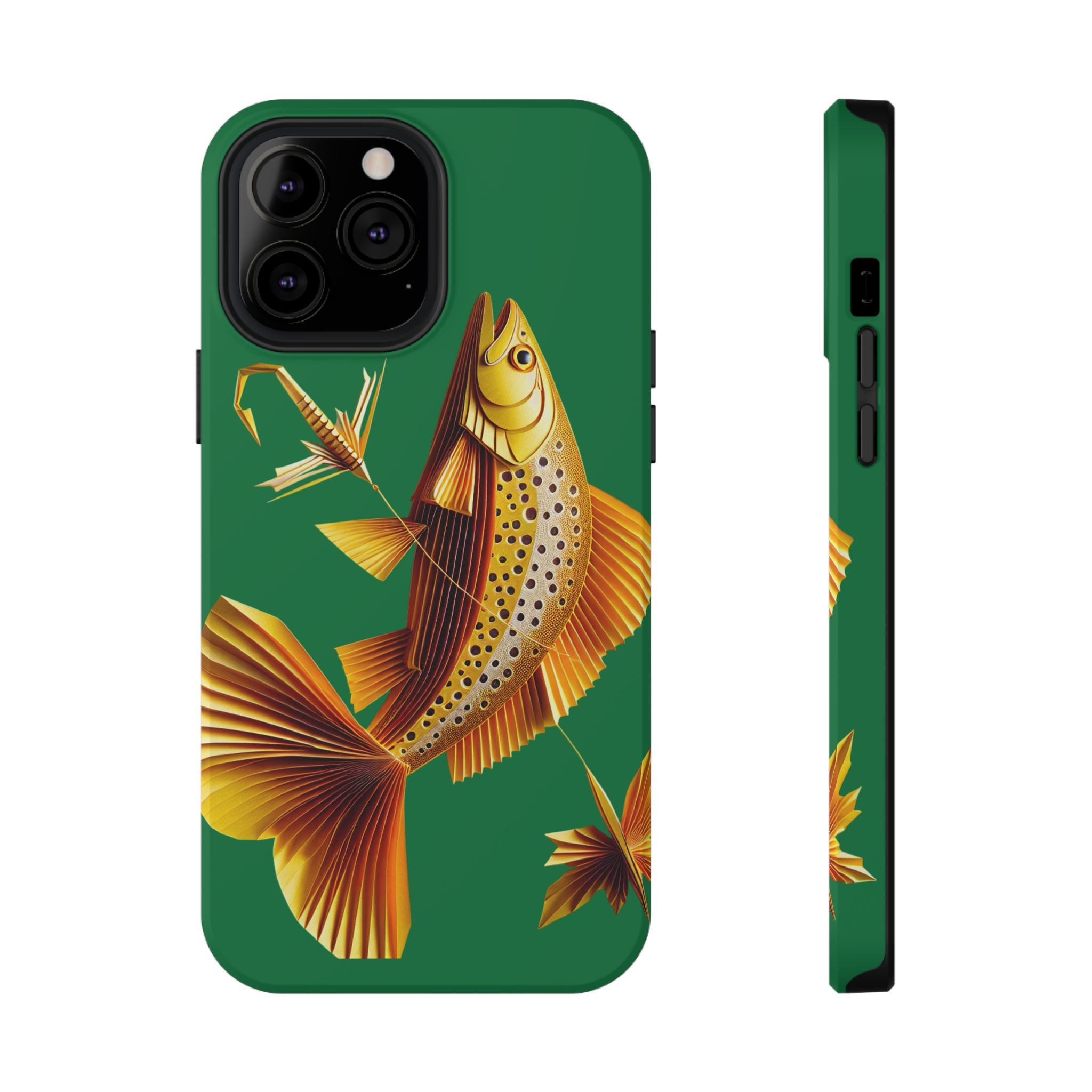 Impact Resistant Phone Case,  Lucky Charm Fish, Outdoor Enthusiast Gift