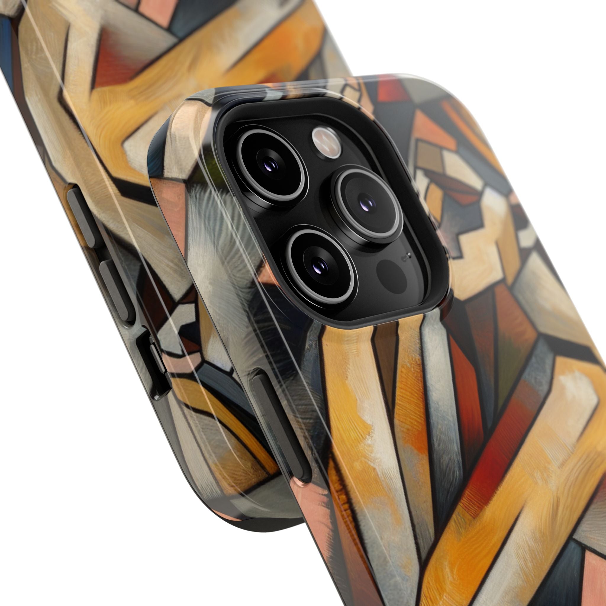 Impact Resistant Phone Case - Woman Abstract Design