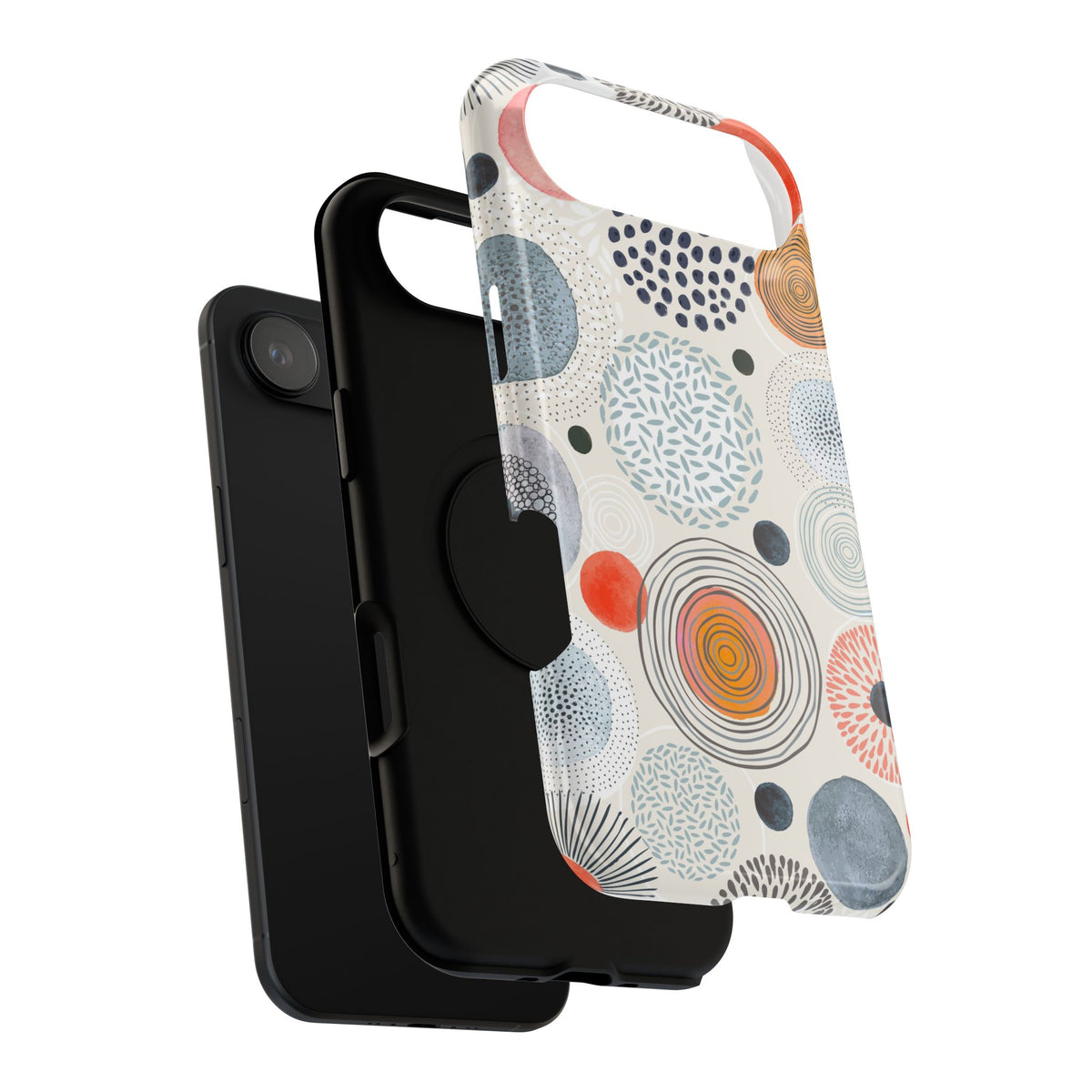 Modern Watercolor Circles Cool iPhone Cases