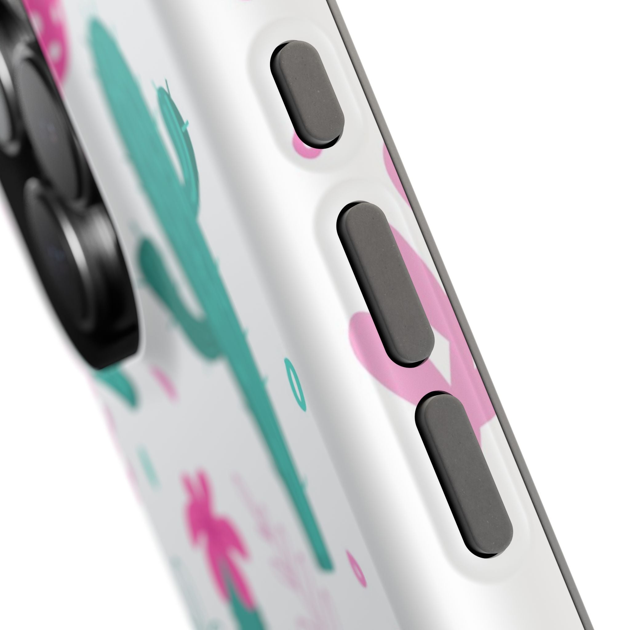 Cactus Pattern Impact Resistant Phone Case