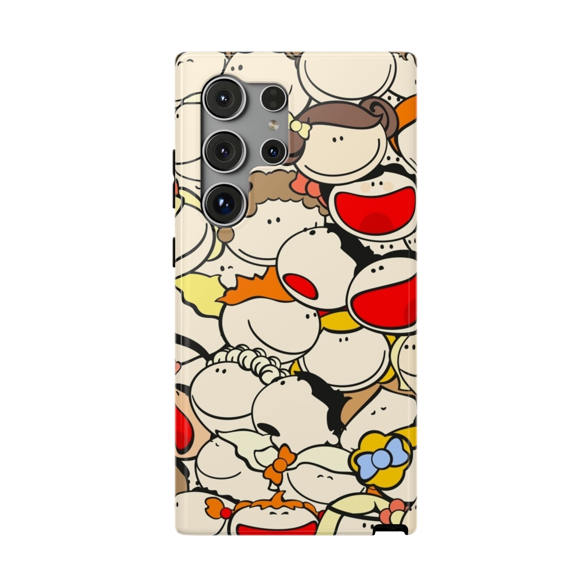 Cartoon Faces Impact-Resistant Phone Case