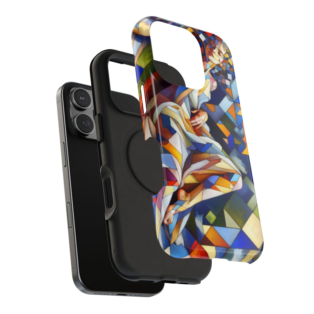 Abstract Stained Glass Dragon Impact Phone Case
