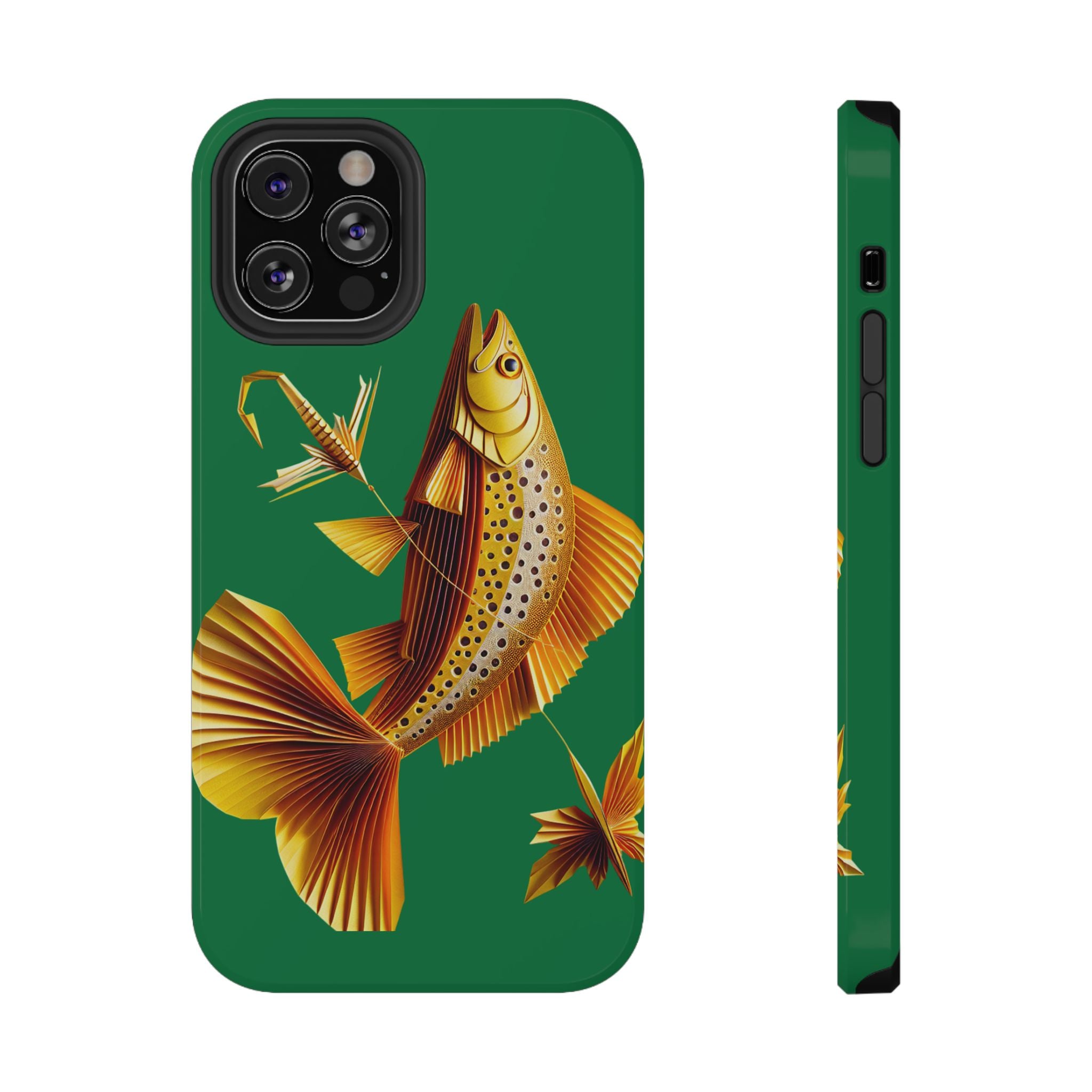 Impact Resistant Phone Case,  Lucky Charm Fish, Outdoor Enthusiast Gift