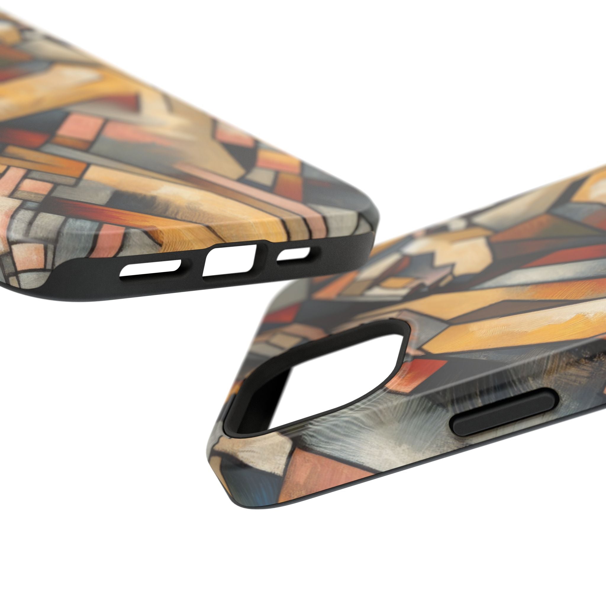 Impact Resistant Phone Case - Woman Abstract Design