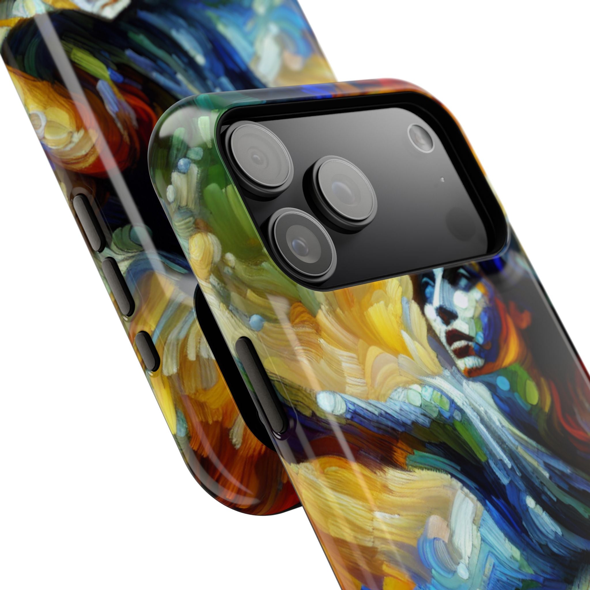 Abstract Woman Impact Resistant Phone Tough Case