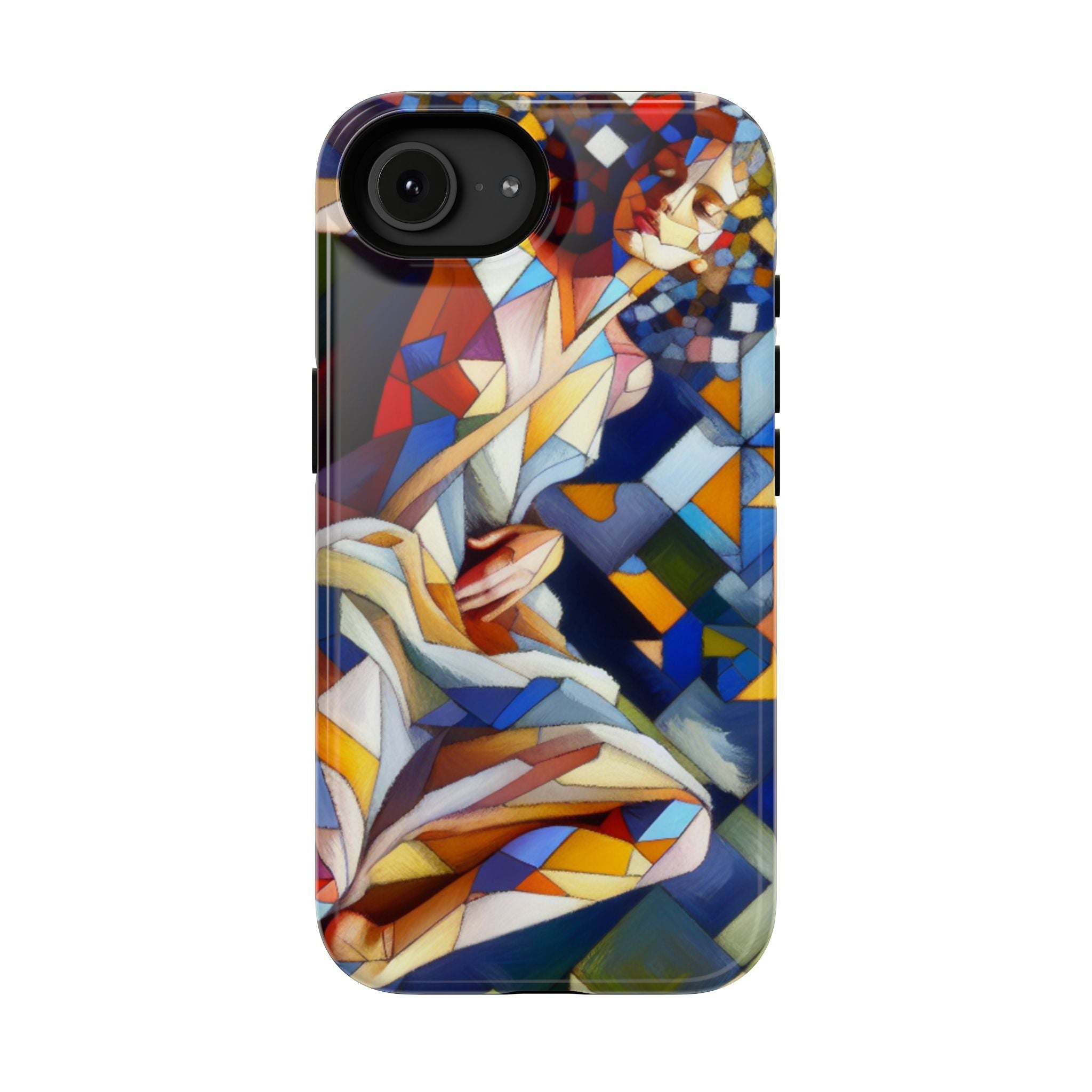 Impact Resistant Phone Case - Beautiful Woman Abstract Design Samsung
