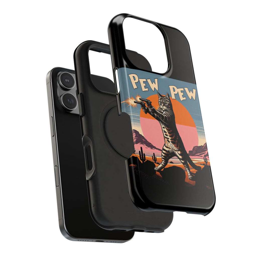 Impact Resistant Phone Case - Pew Pew Kitty