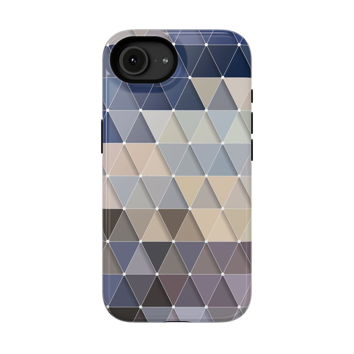 Fashionable Geometric Triangle Pattern Impact-Resistant Phone Case for Samsung Galaxy