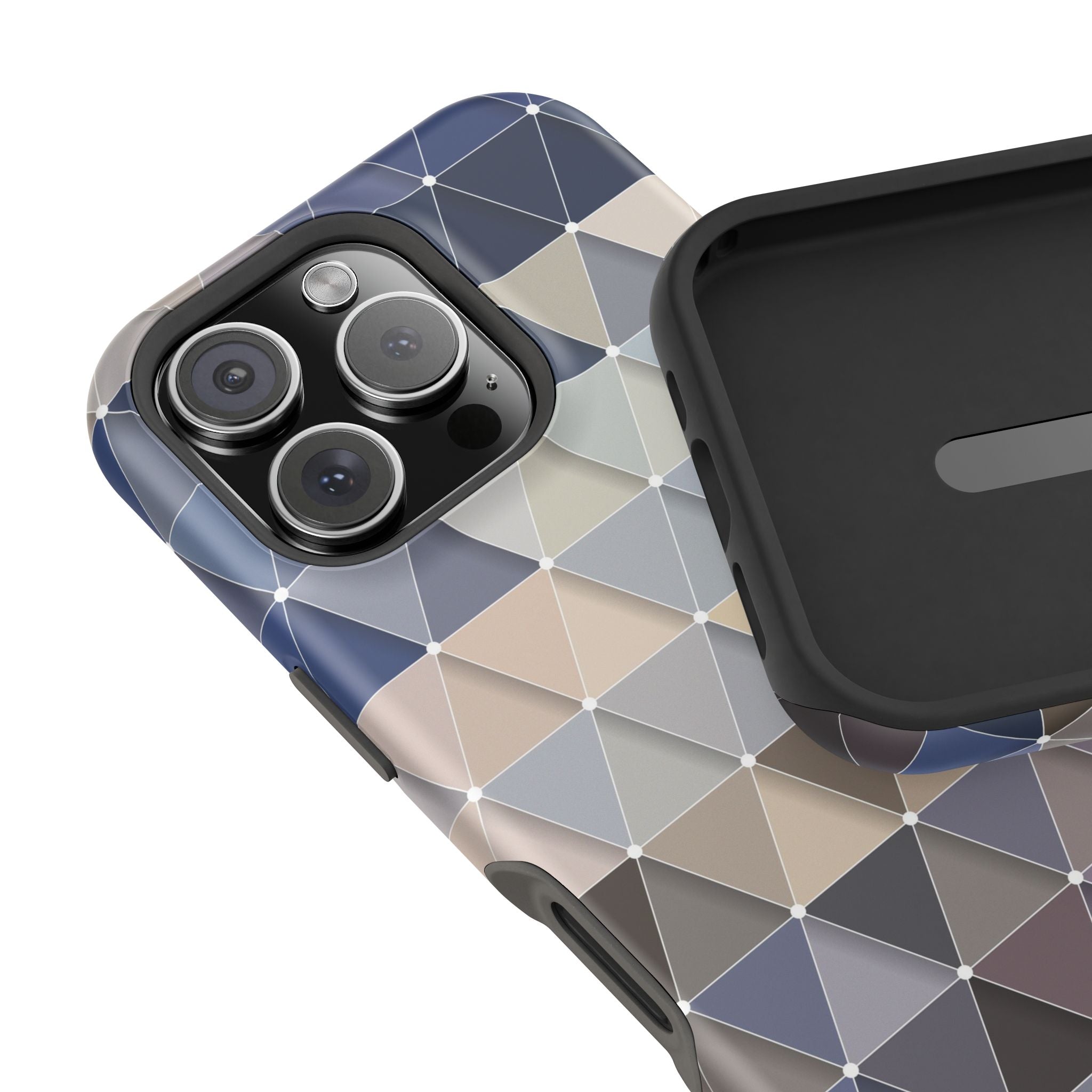 Geometric Phone Case - Stylish Impact-Resistant