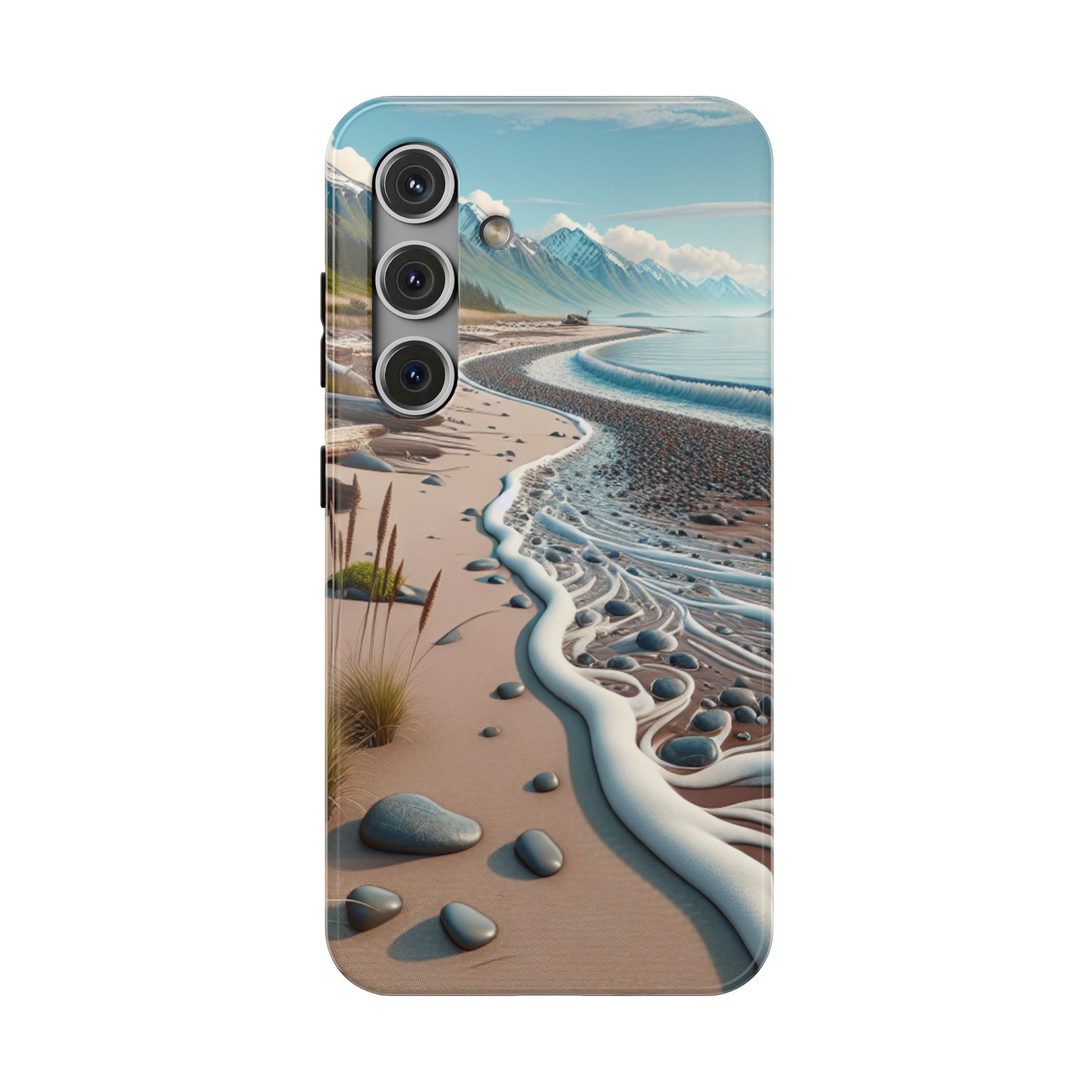 Beach Landscape Impact Resistant Phone Case