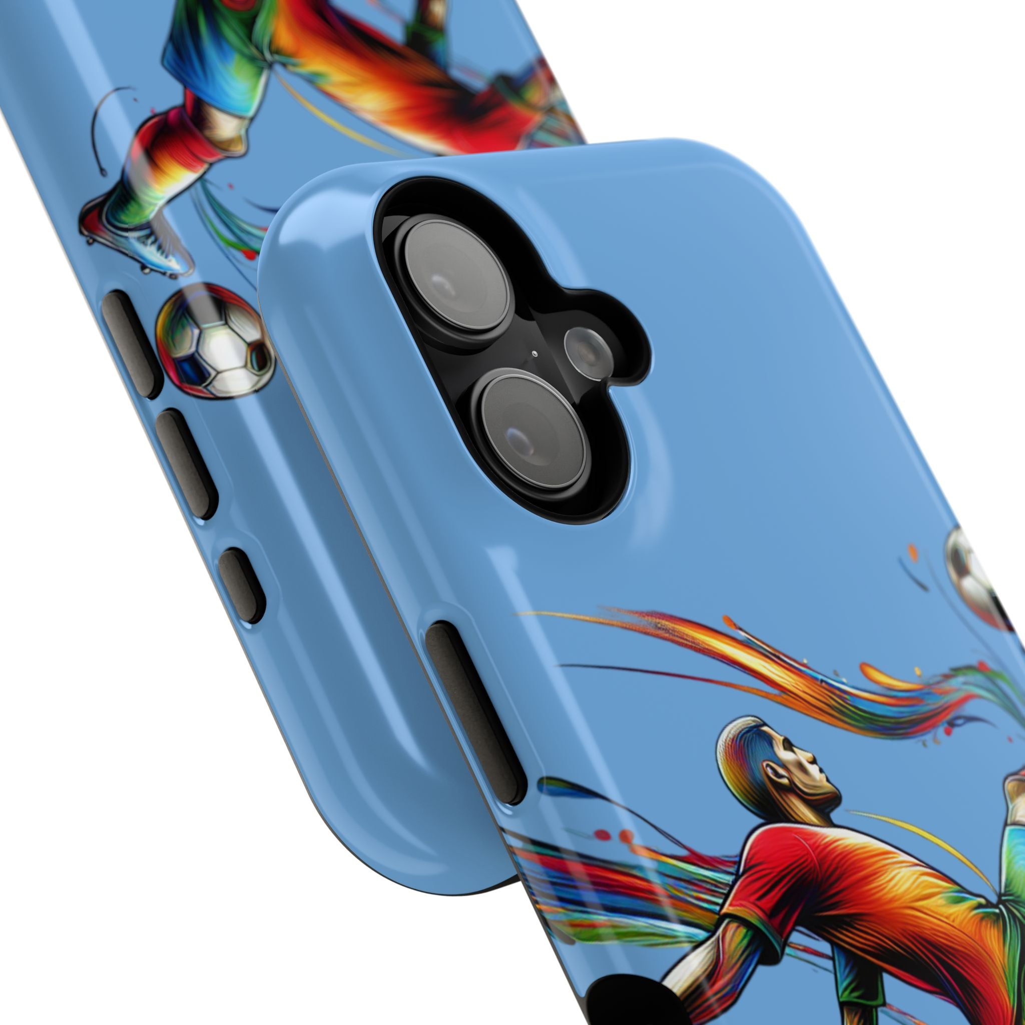 Soccer Art Impact Resistant Phone Case