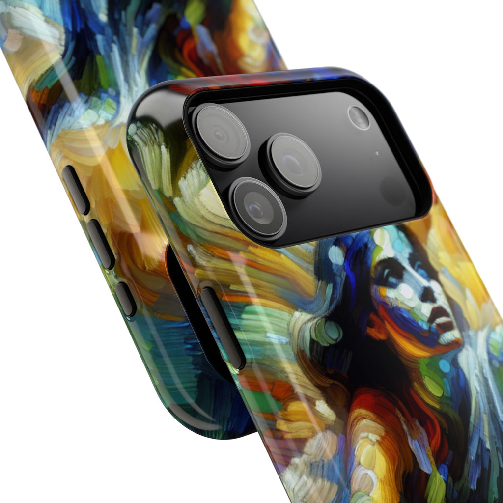 Impact-Resistant Phone Case — Colorful Surreal Mermaid Art
