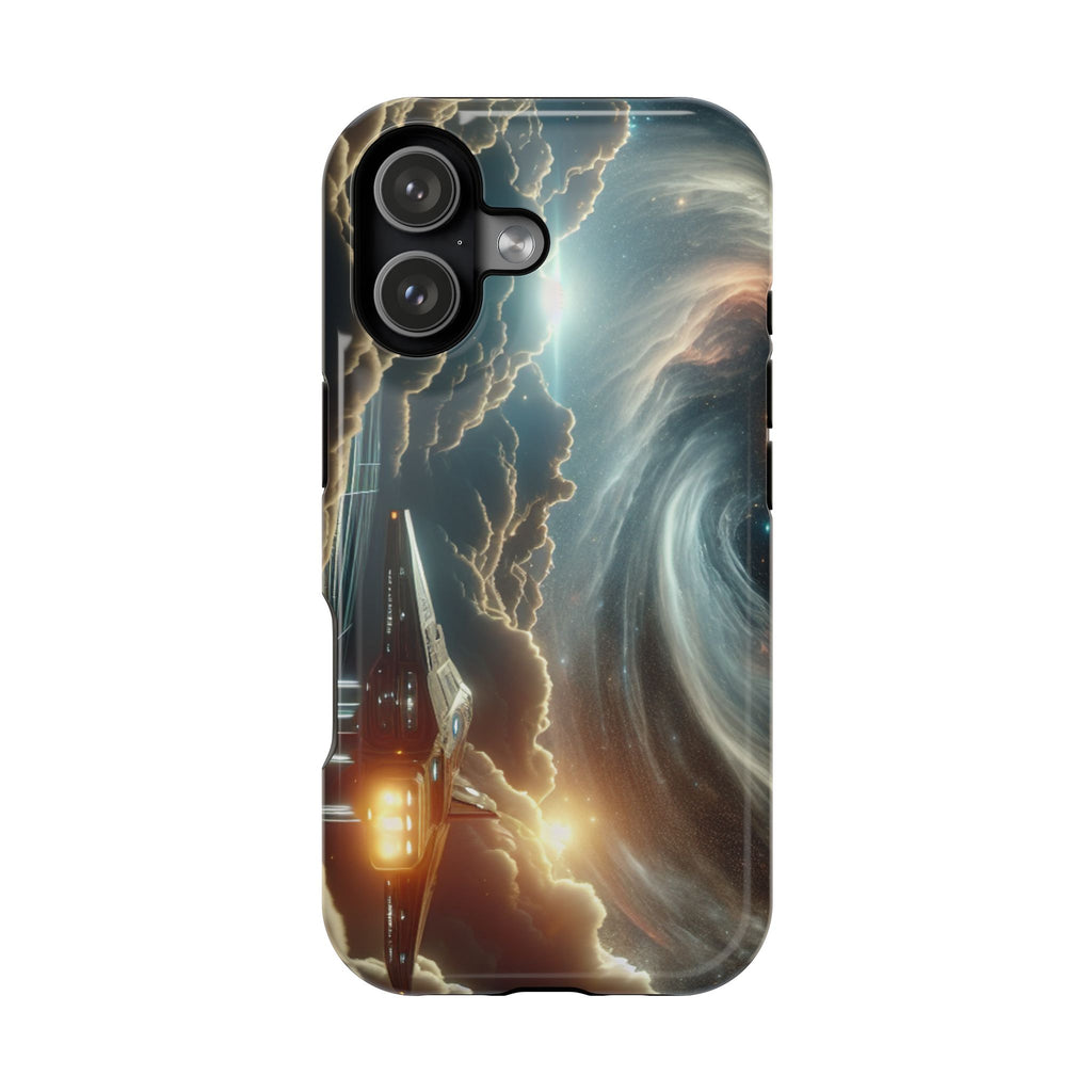 Cosmic Space Ship Impact Resistant Phone Case