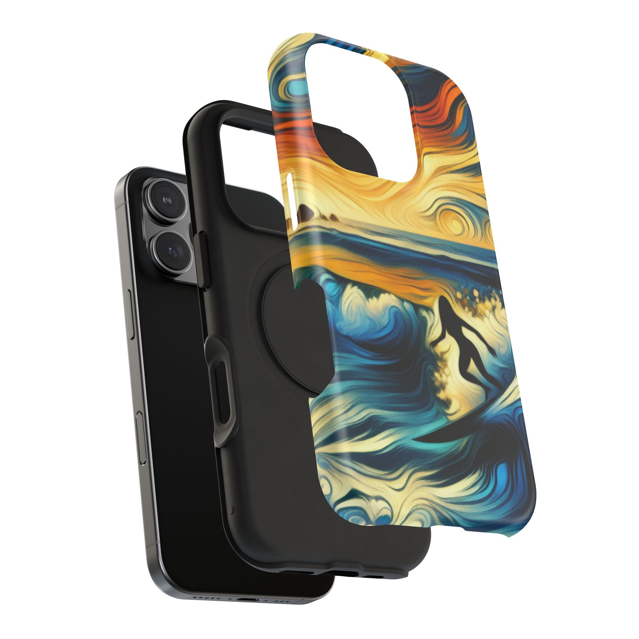 Phone Case - Surfing Girl Impact Resistant