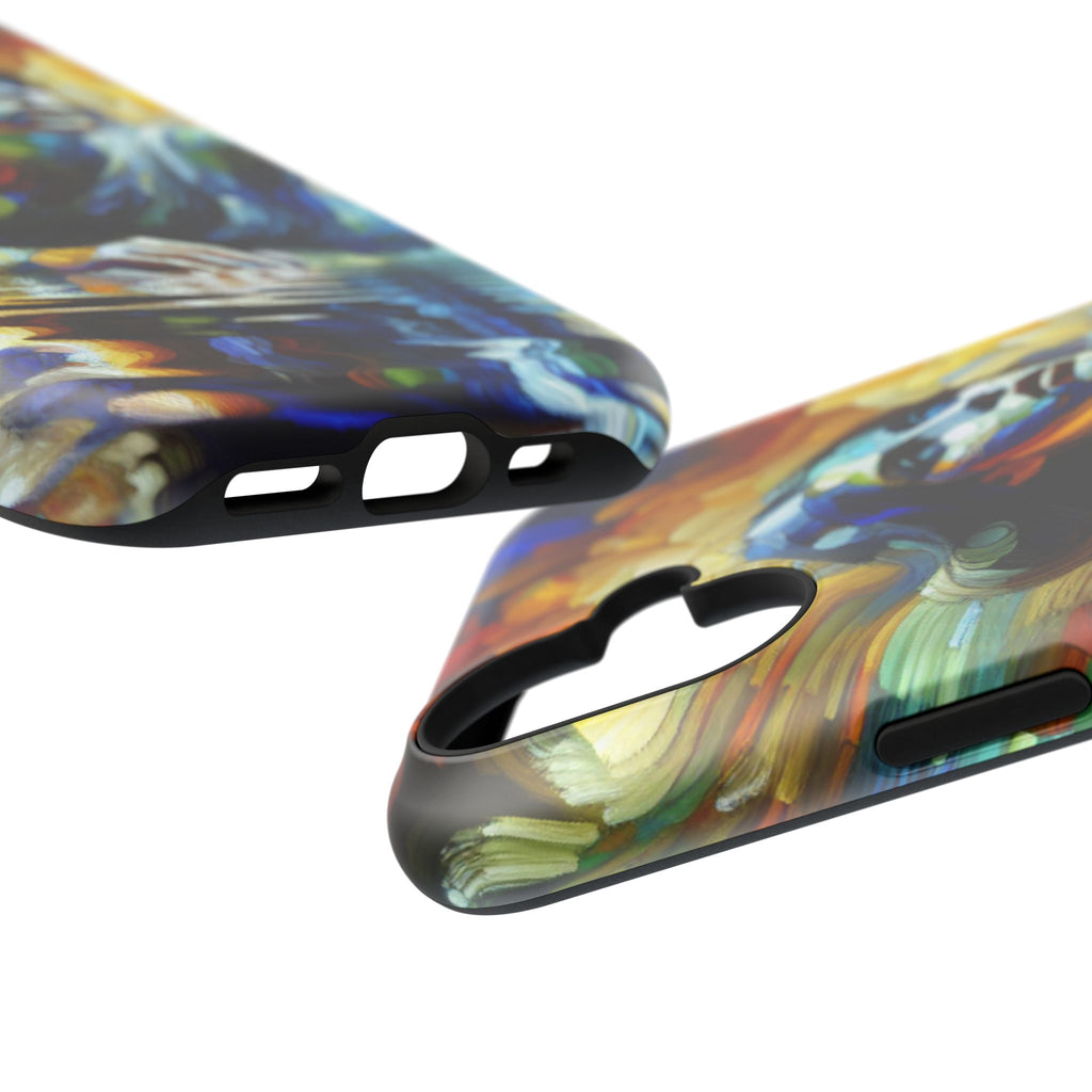 Impact-Resistant Phone Case — Colorful Surreal Mermaid Art