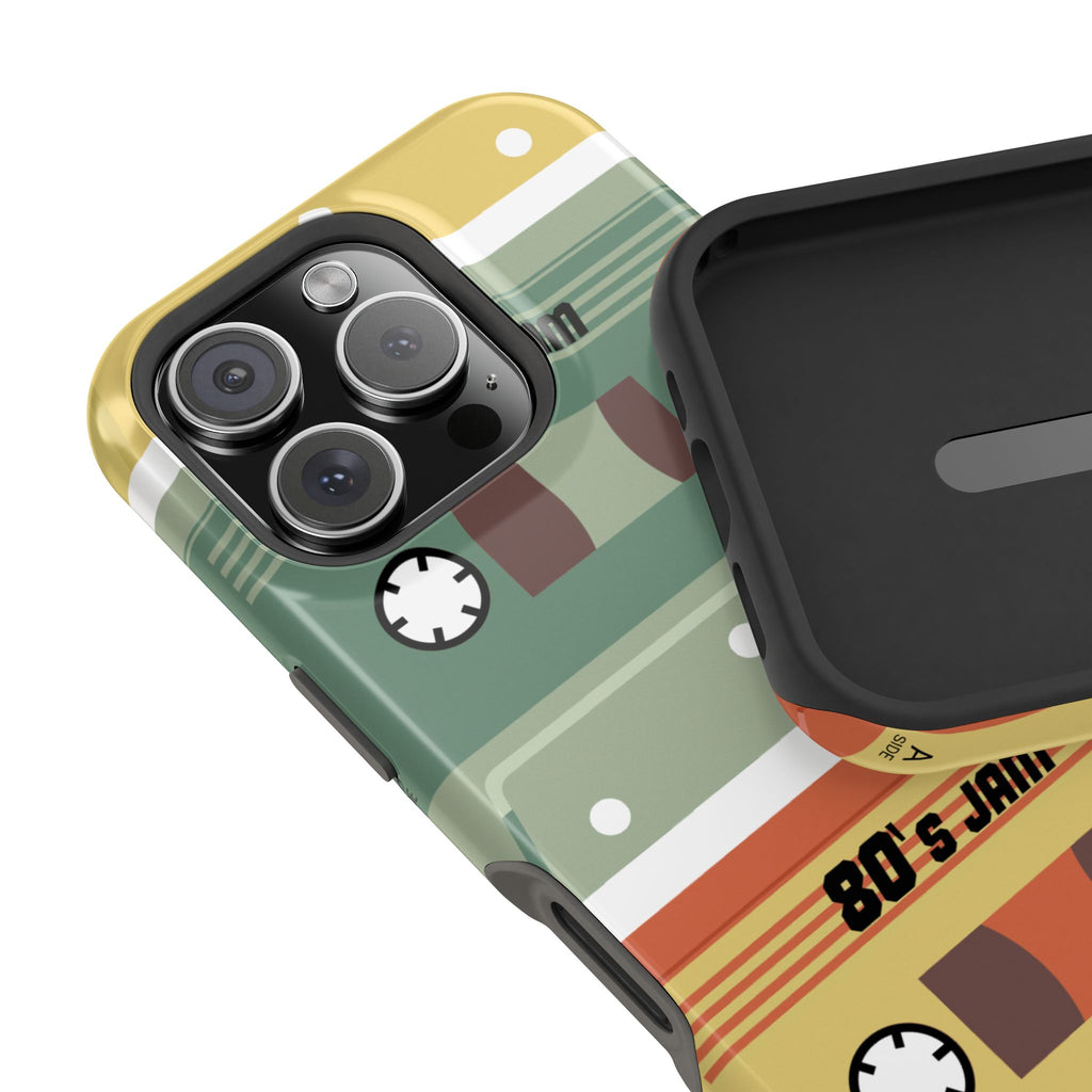 Phone Case - Retro Cassette Tape Impact Resistant