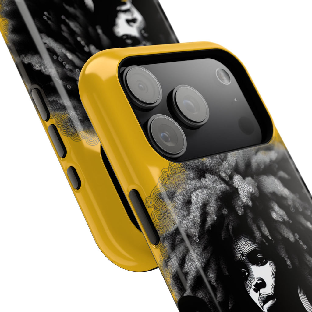 Bold African Art Impact Resistant  Phone Case
