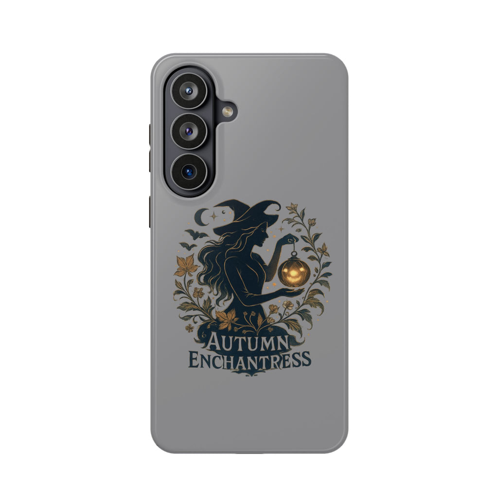 Autumn Enchantress Phone Case — Impact-Resistant Halloween Witch Design