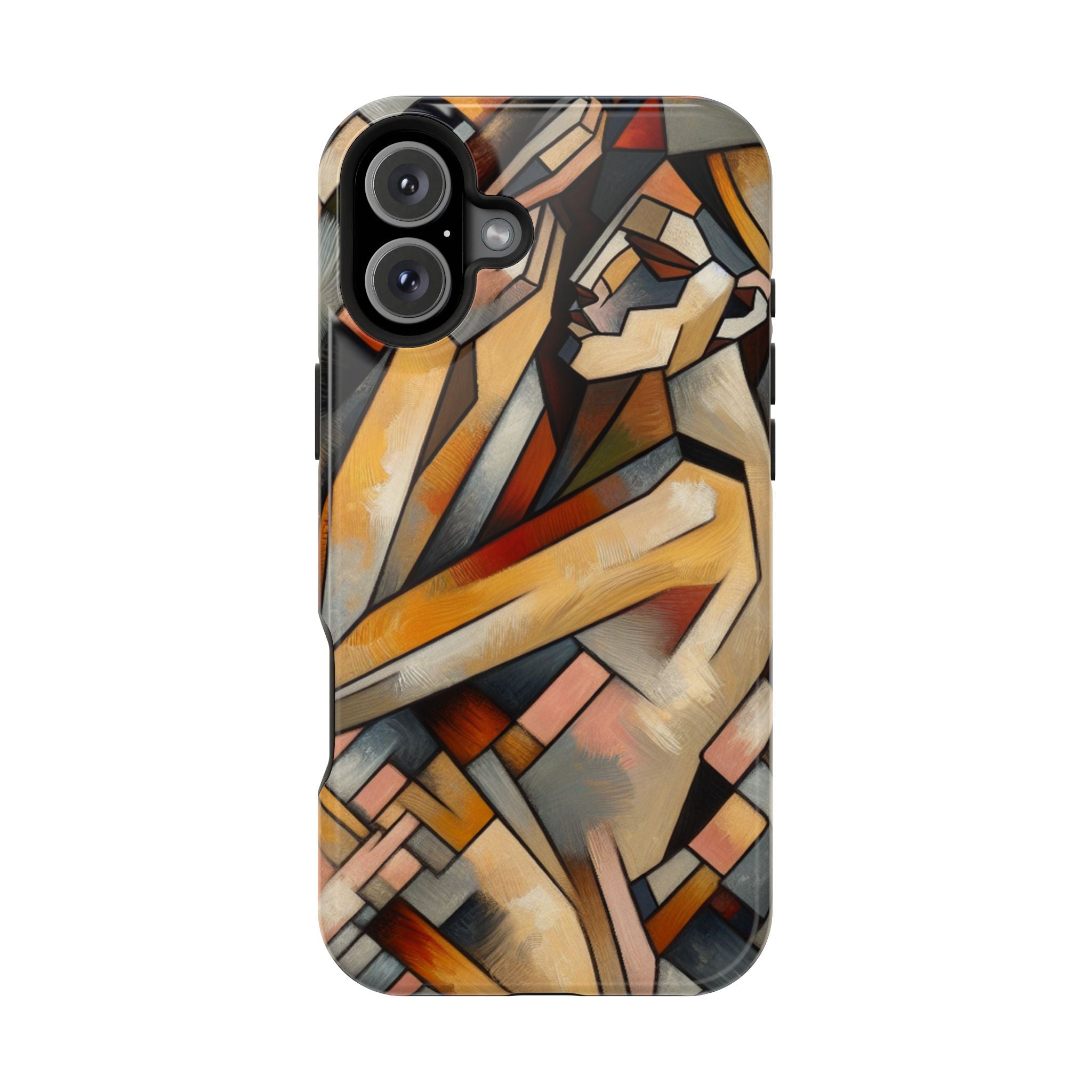 Impact Resistant Phone Case - Woman Abstract Design