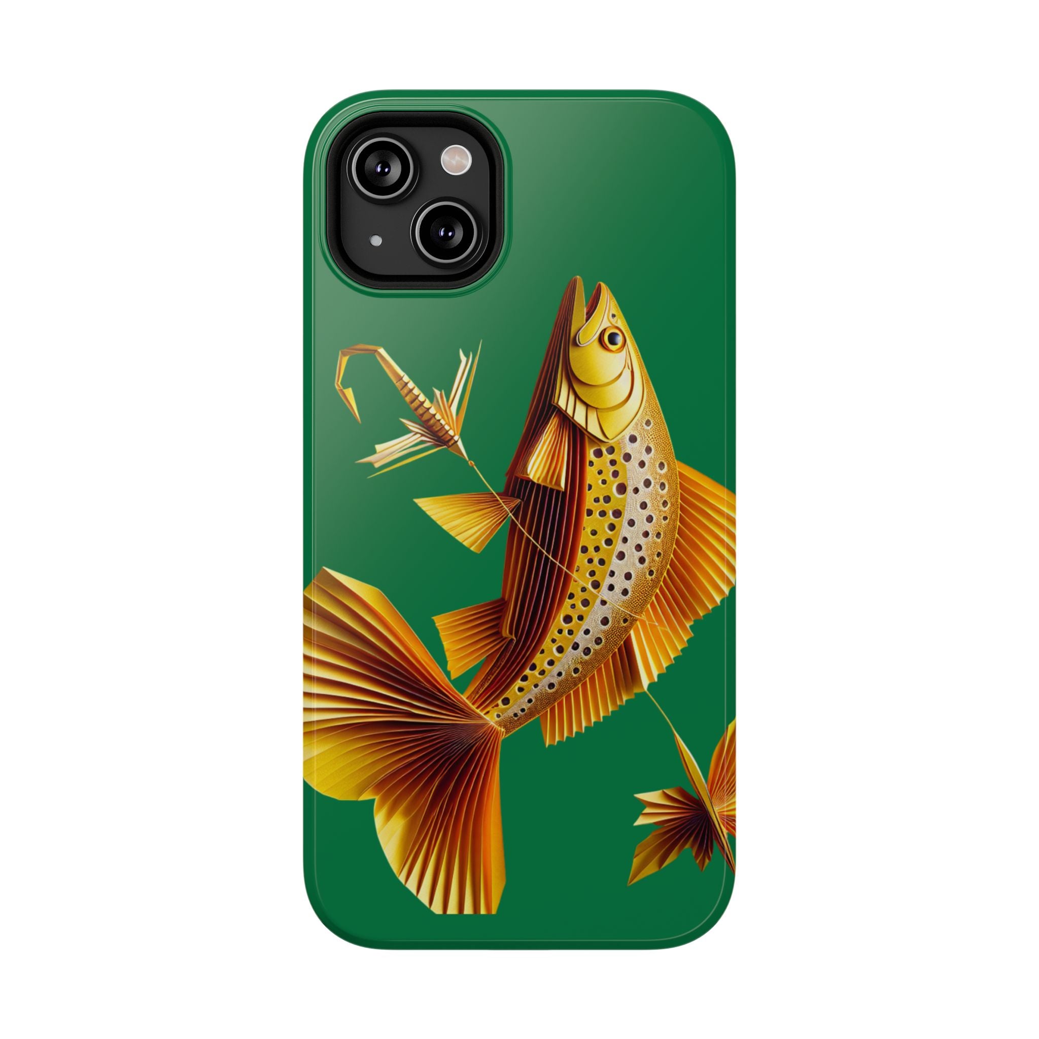 Impact Resistant Phone Case,  Lucky Charm Fish, Outdoor Enthusiast Gift