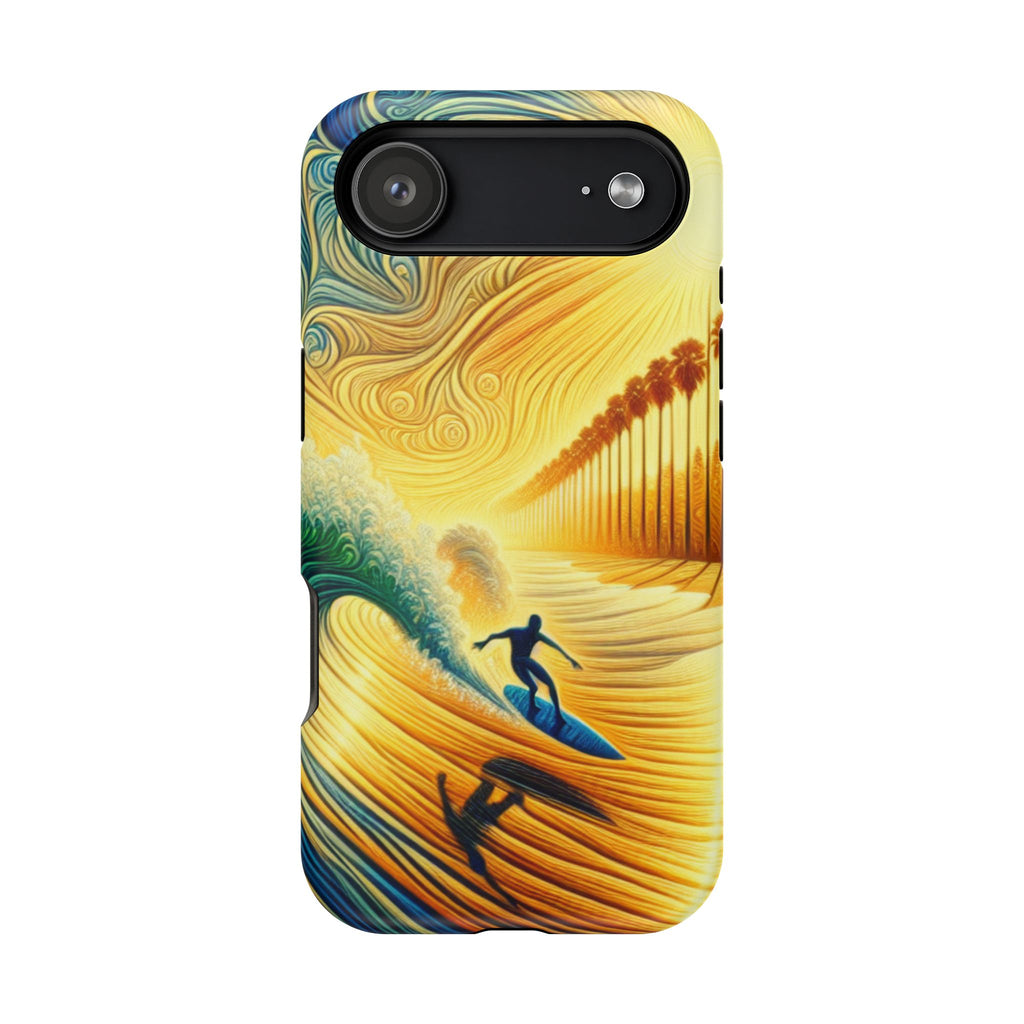 Surfer Sunrise Impact-Resistant Phone Case