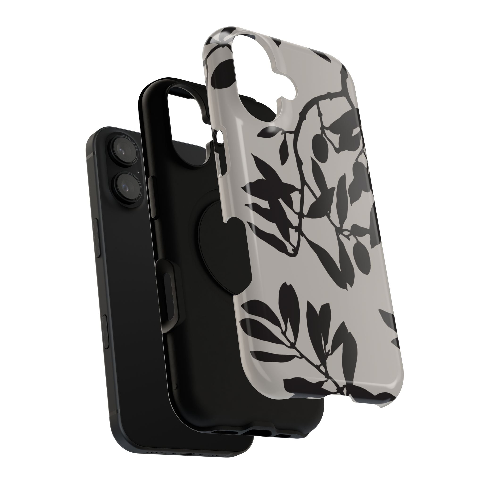 Stylish Floral Impact-Resistant Phone Case