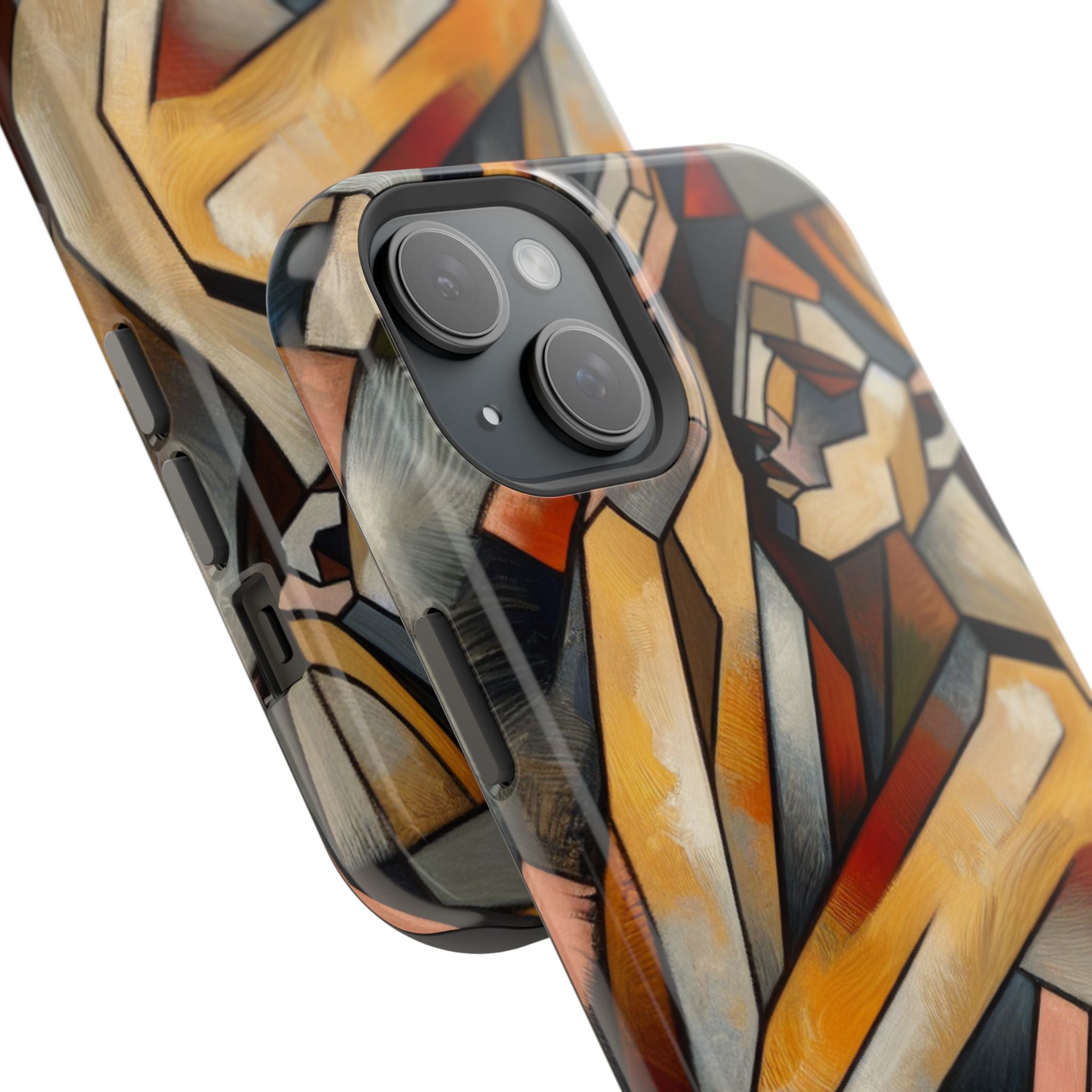 Impact Resistant Phone Case - Woman Abstract Design