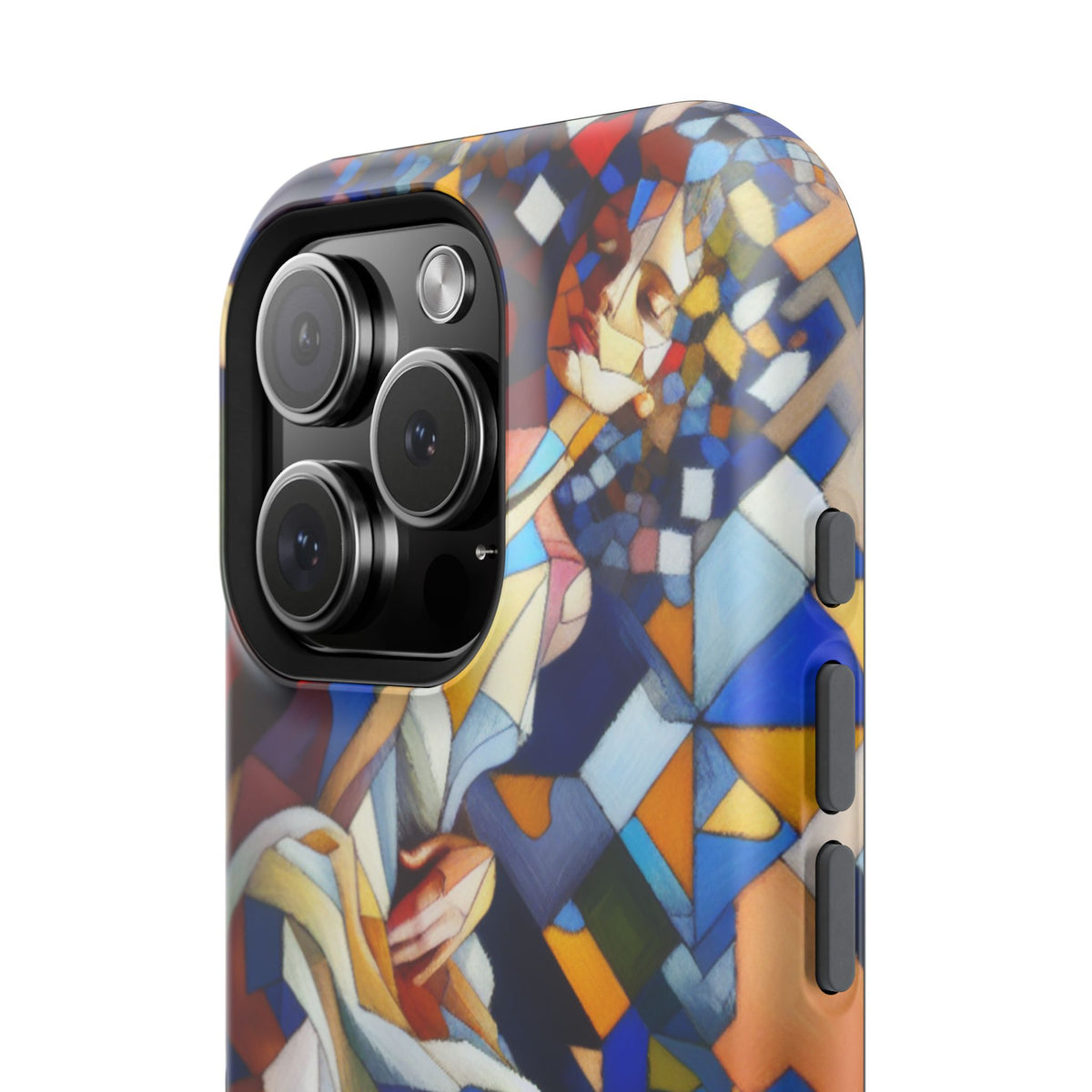Abstract Stained Glass Dragon Impact Phone Case