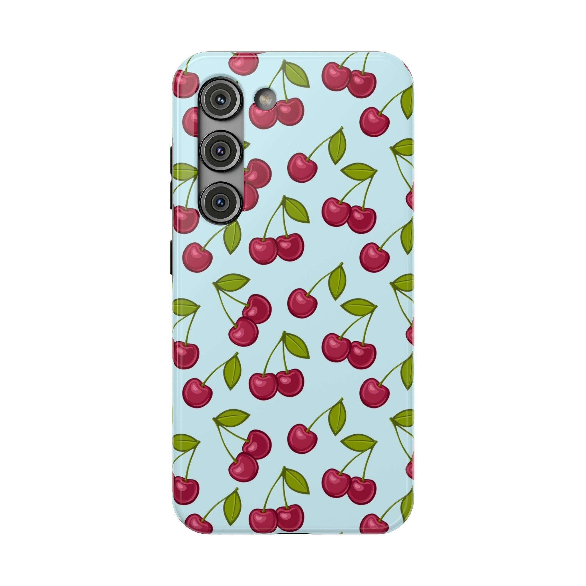 Cherry Pattern Phone Case, Cute Cherry