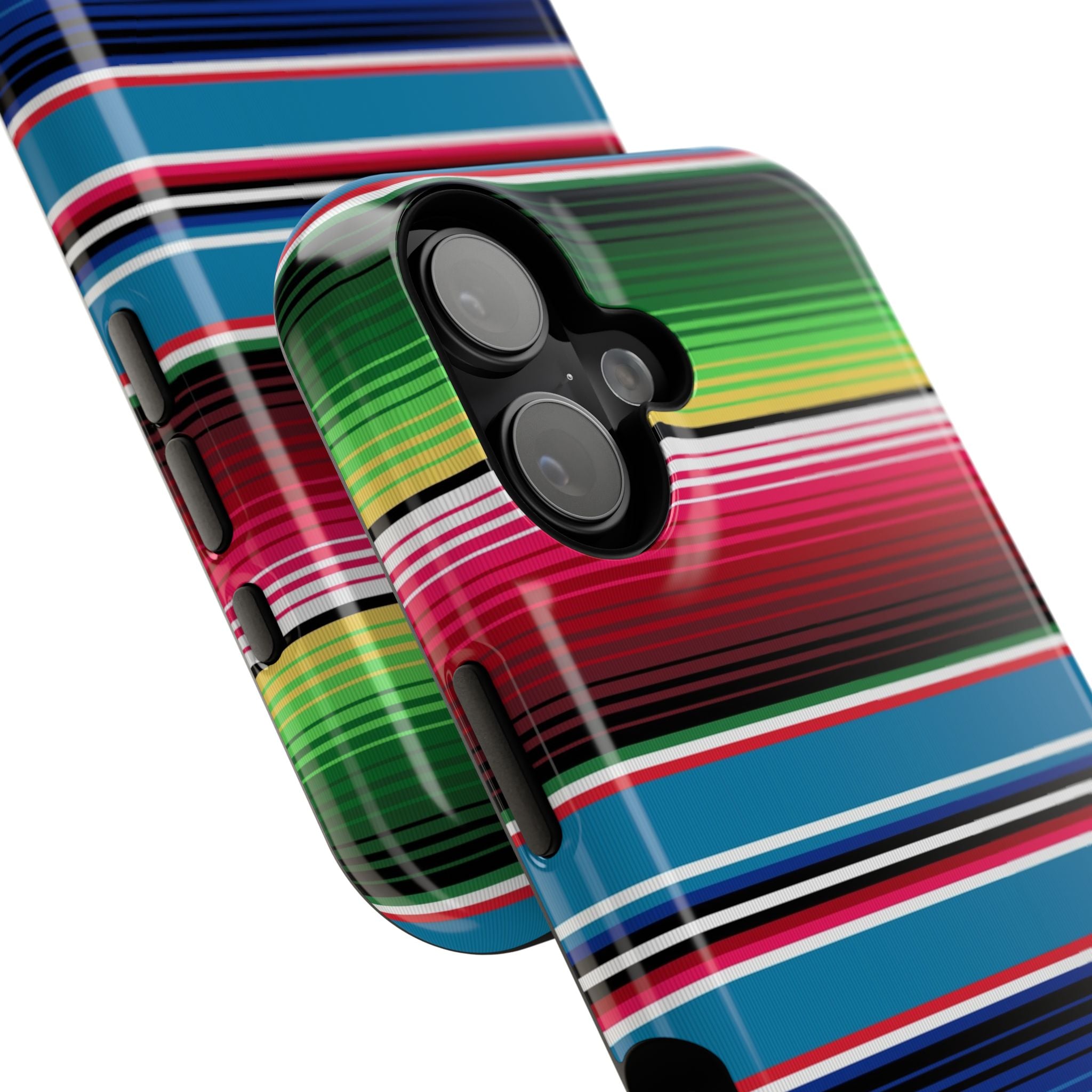 Sarape Striped Phone Case | Impact-Resistant