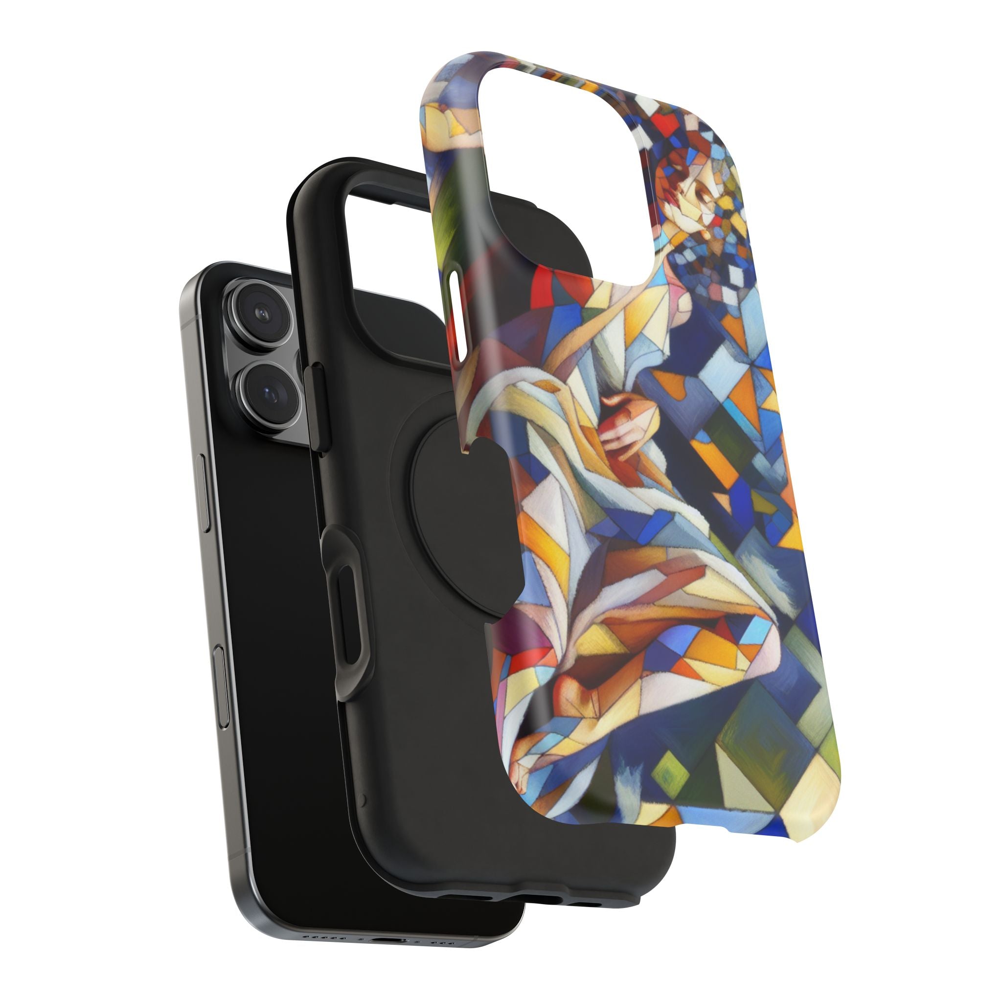 Impact Resistant Phone Case - Beautiful Woman Abstract Design