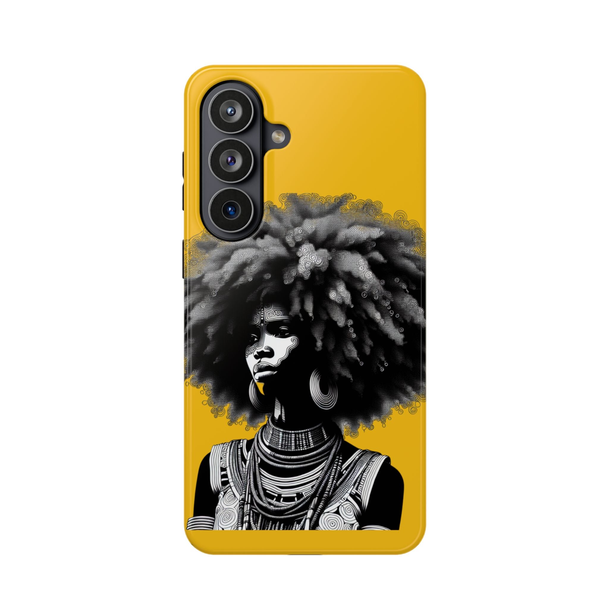 Bold African Art Impact Resistant  Phone Case