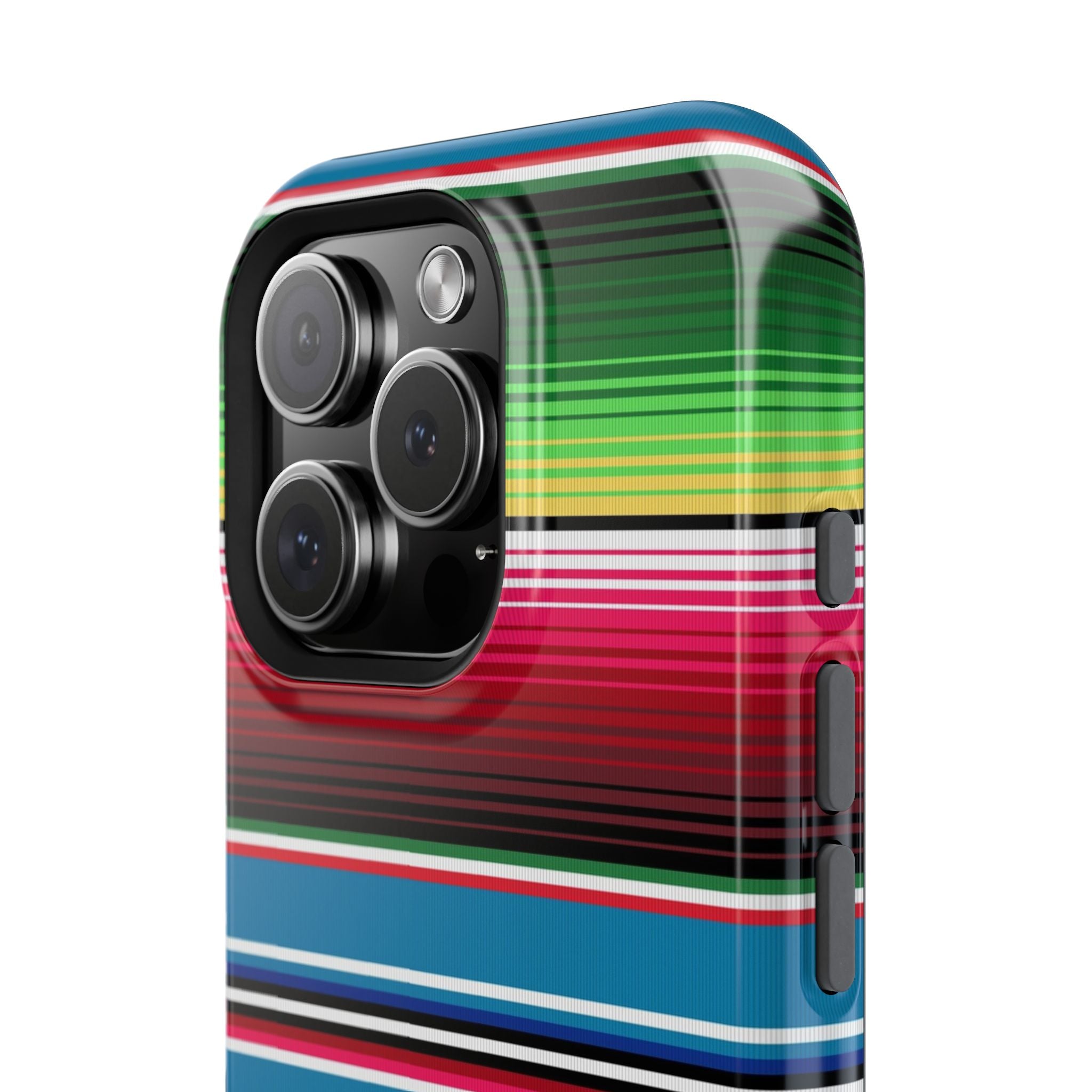 Sarape Striped Phone Case | Impact-Resistant
