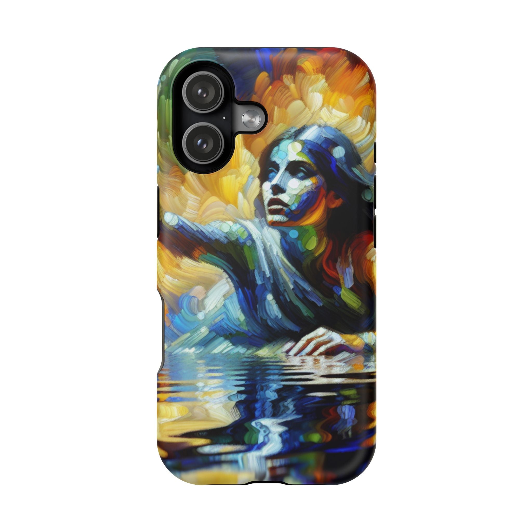 Abstract Woman Impact Resistant Phone Tough Case