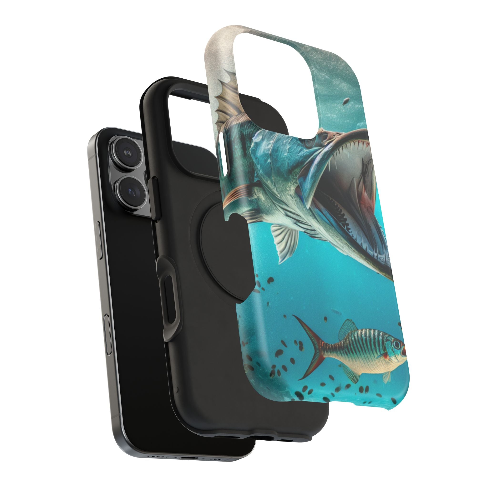 Fish Ocean Life, Impact Resistant Durable Phone Cover, Outdoor Adventure