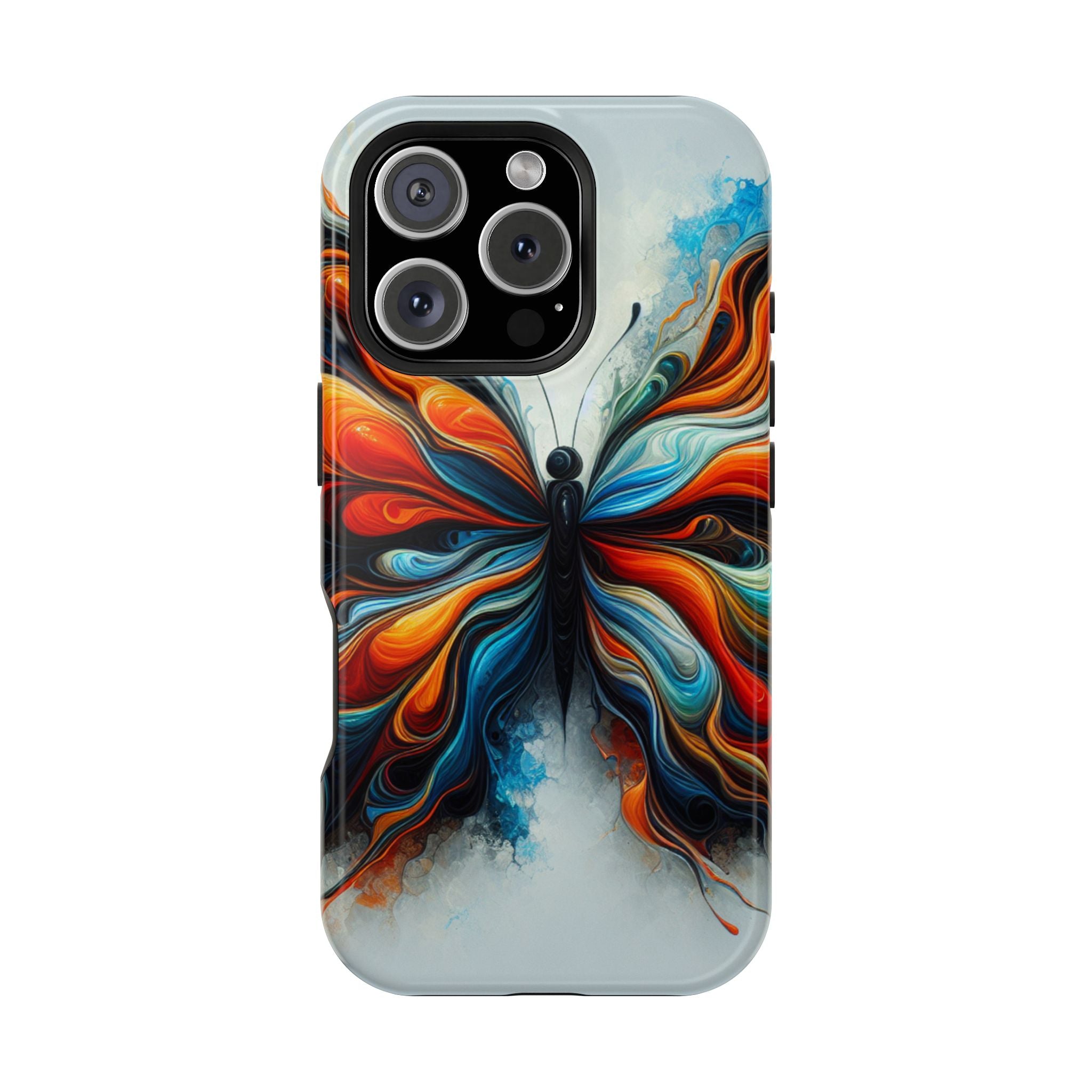 Vibrant Butterfly Impact Resistant Phone Case Unique Gift for Nature Lovers