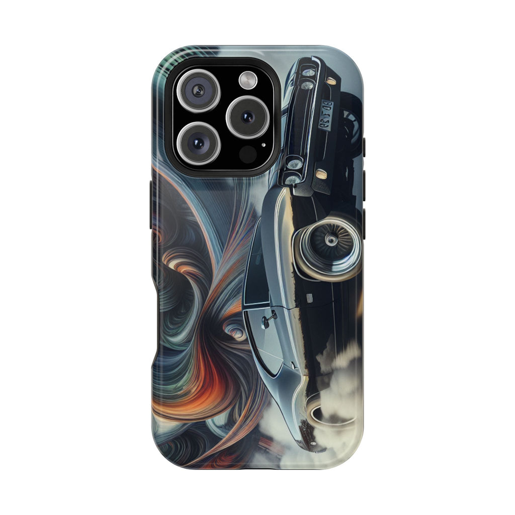 Vintage Muscle Car Phone Case — Retro Racing Art Impact-Resistant Case