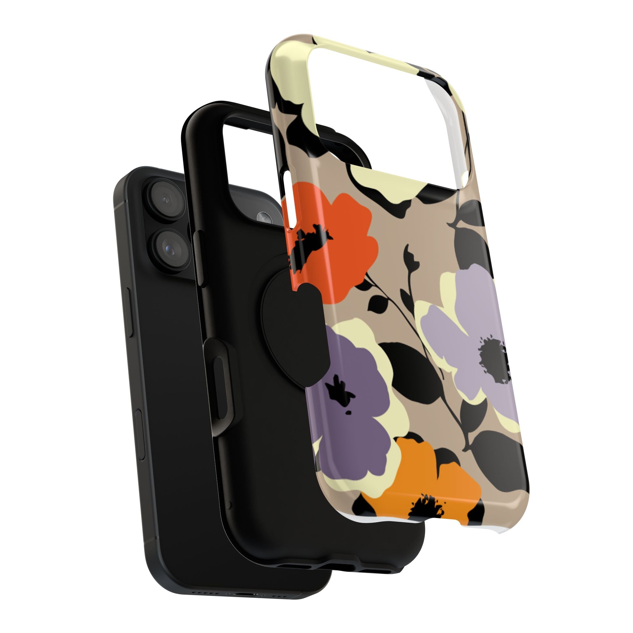 Floral Impact-Resistant Phone Case