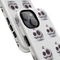 White Jack-O'-Lantern Spooky Magnetic Durable for iPhone/Samsung