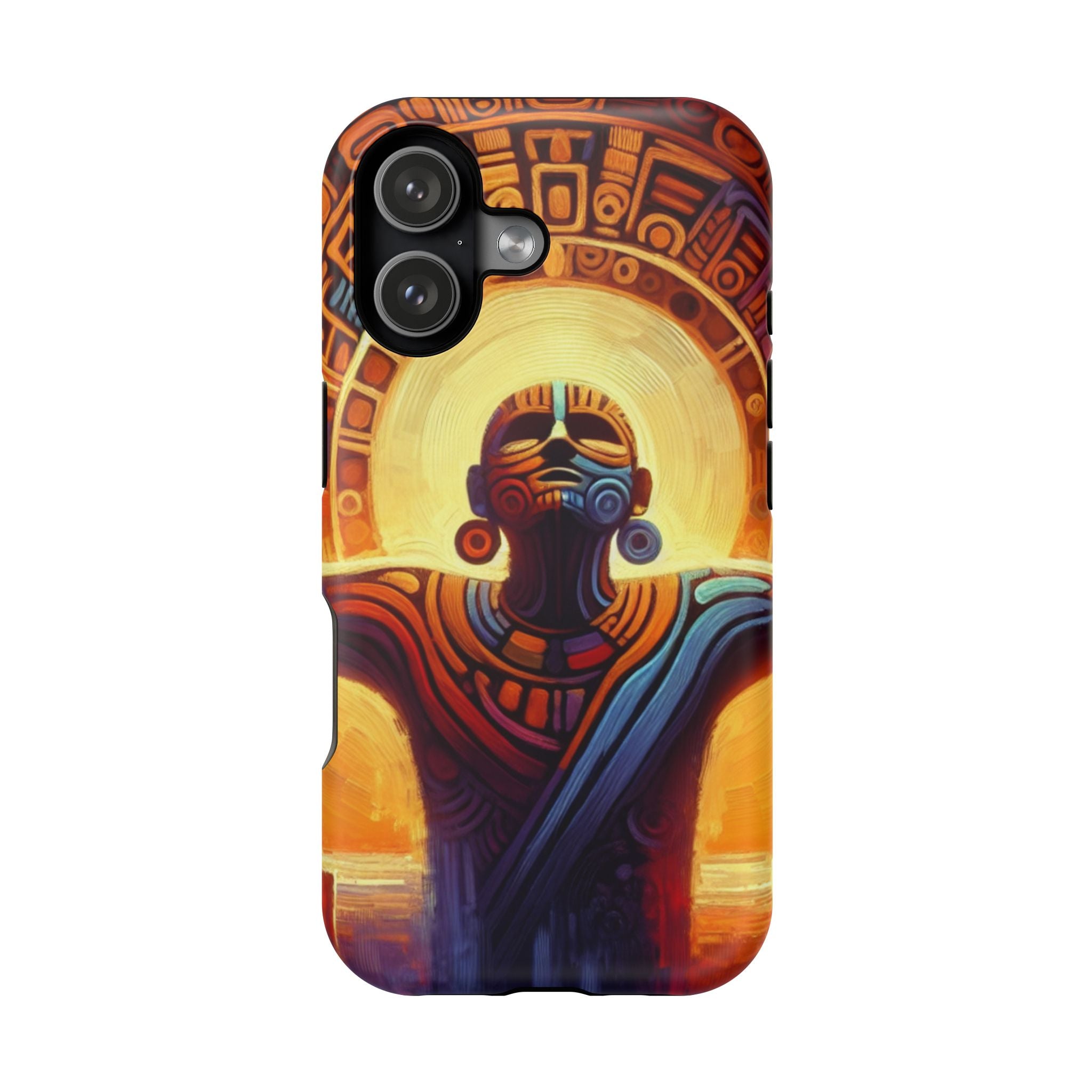 Impact Resistant Phone Case - Aztec Man