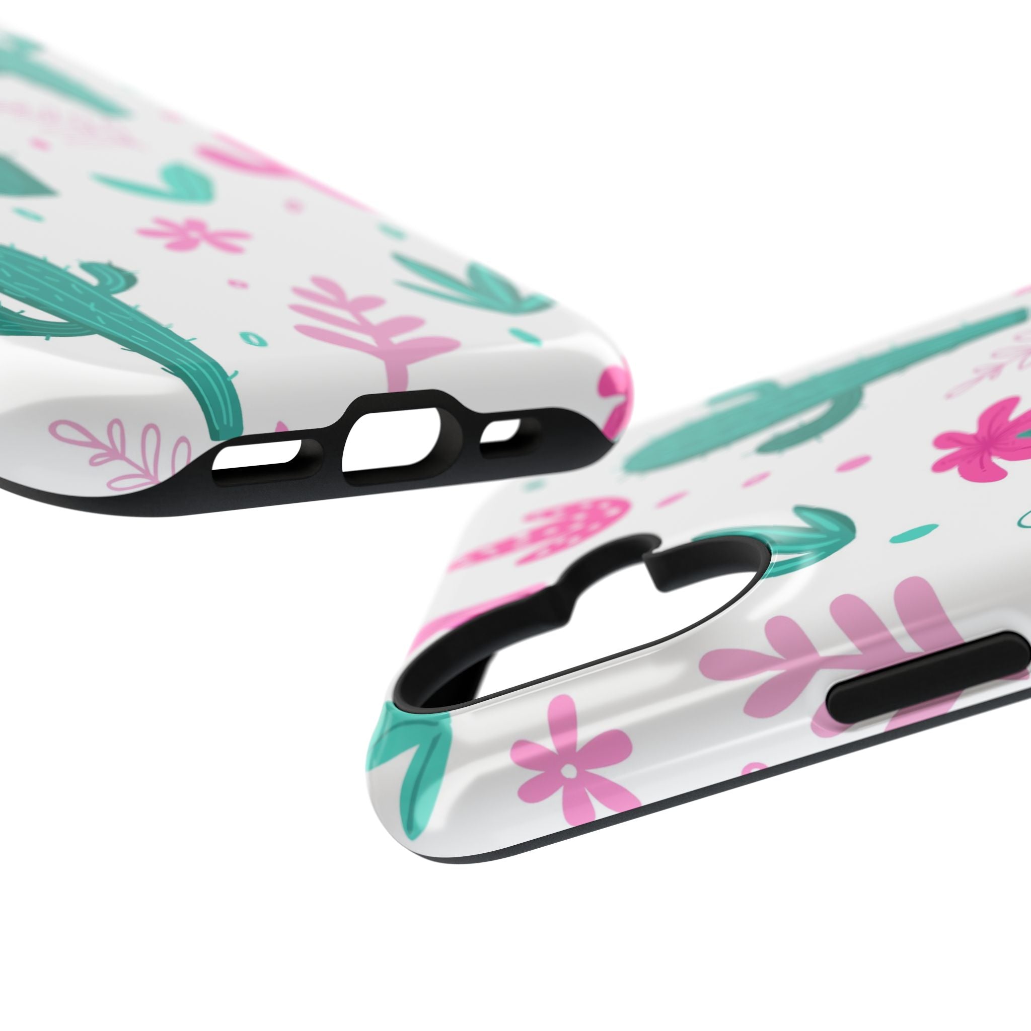 Cactus Pattern Impact Resistant Phone Case