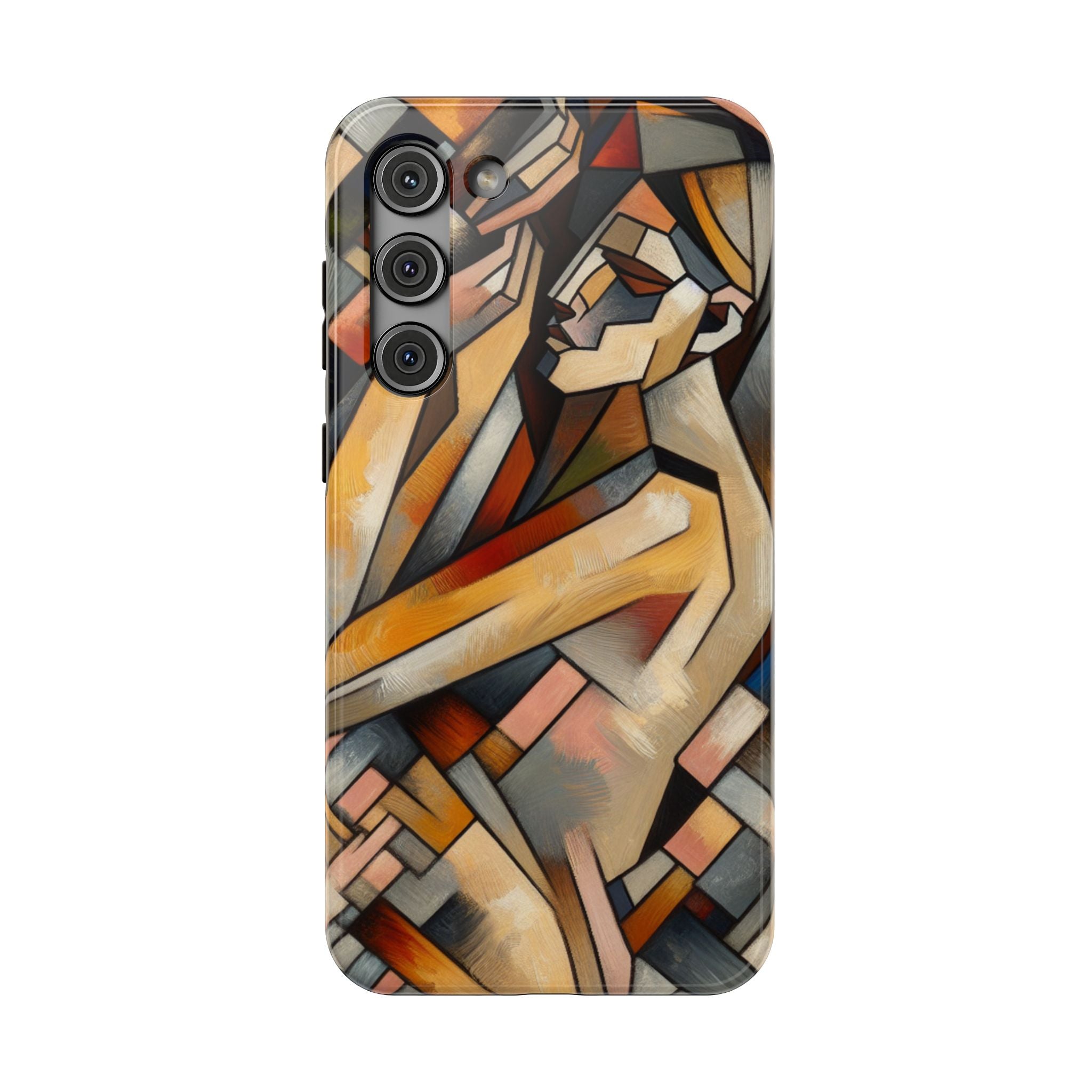 Impact Resistant Phone Case - Sleeping  Woman Abstract