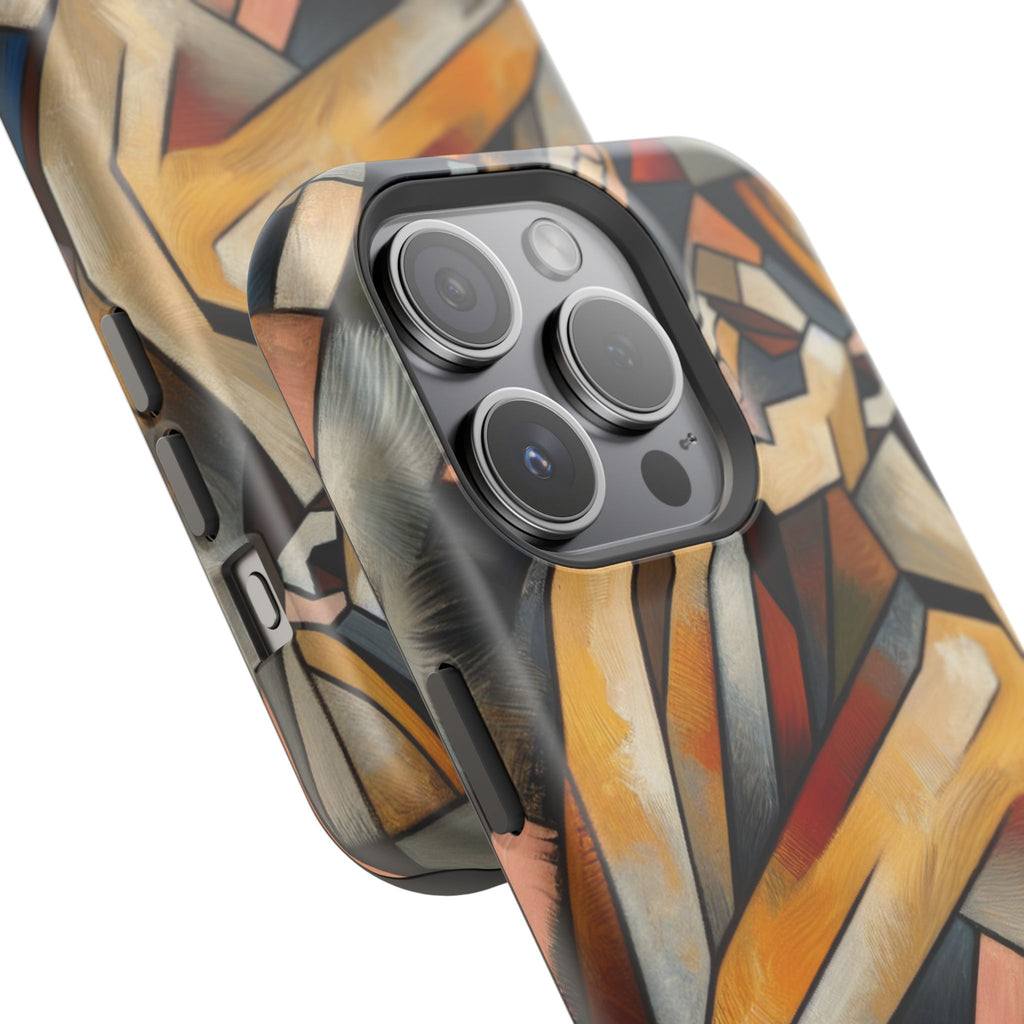 Impact Resistant Phone Case - Woman Abstract Design