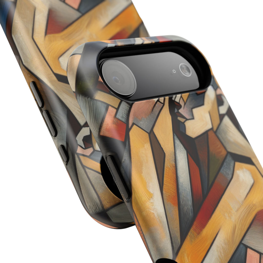 Impact Resistant Phone Case - Sleeping  Woman Abstract