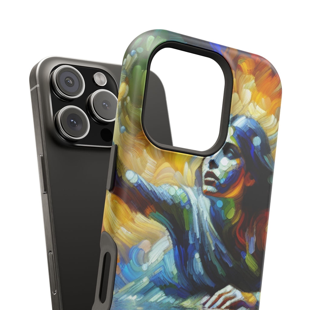 Abstract Woman Impact Resistant Phone Tough Case