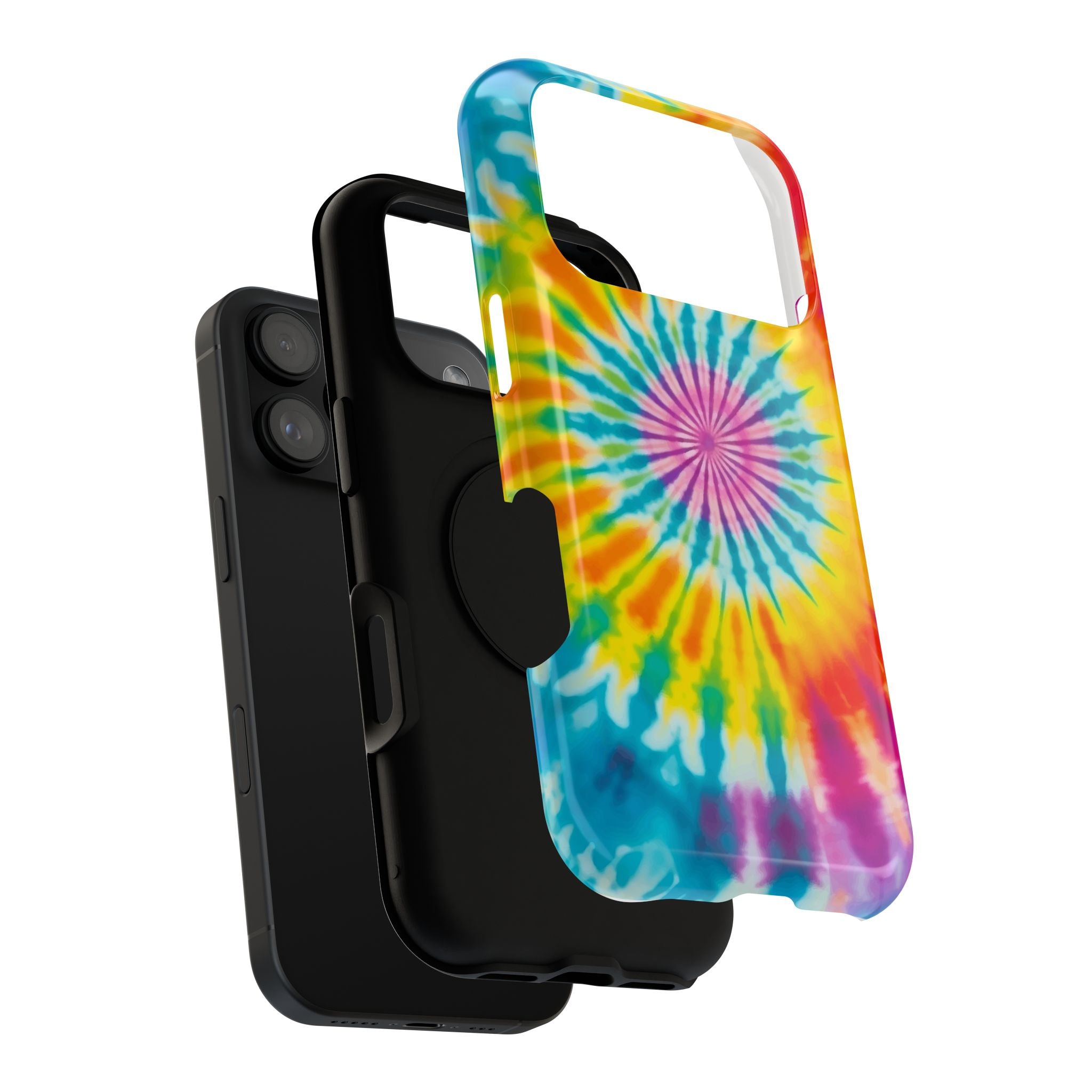 Colorful Tie-Dye Impact-Resistant Phone Case